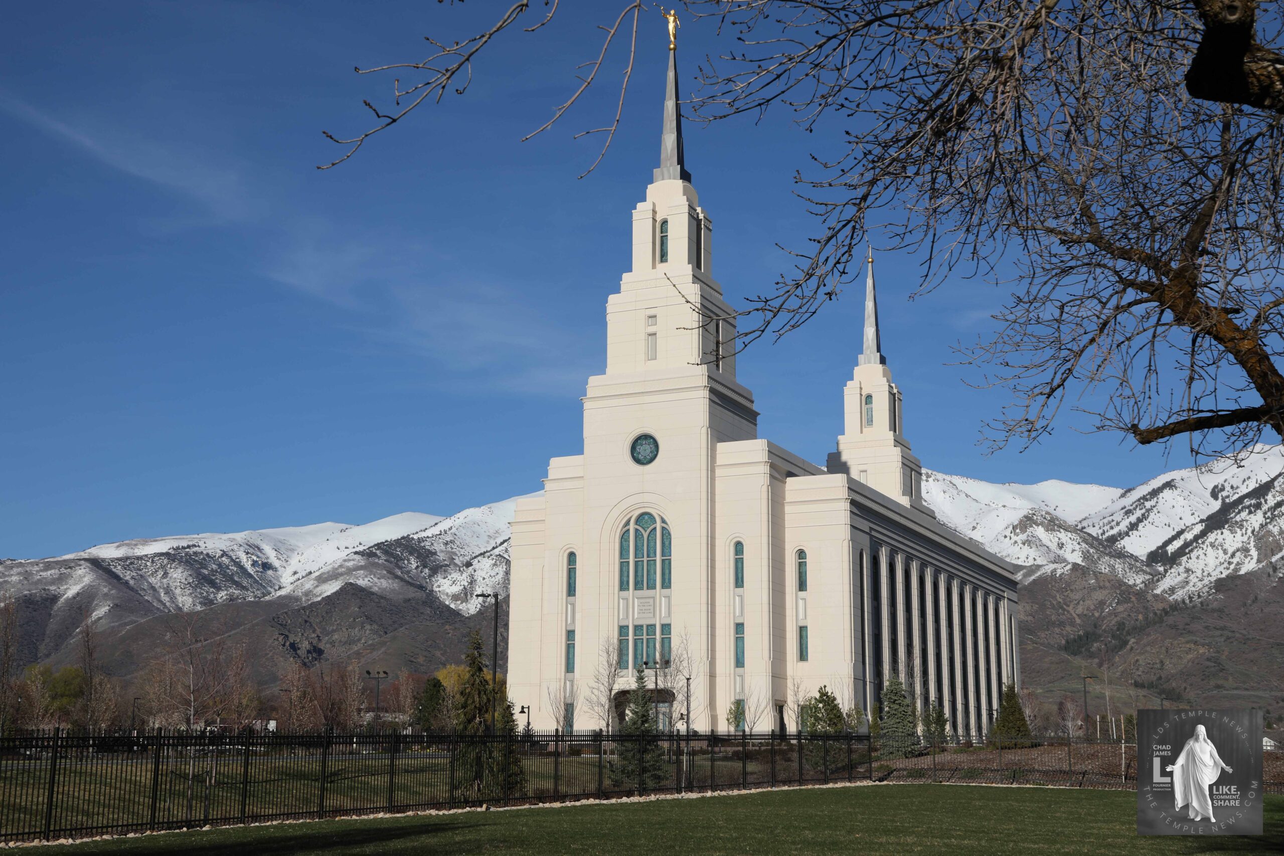 An LDS Temple in Layton Utah the Layton Utah Temple