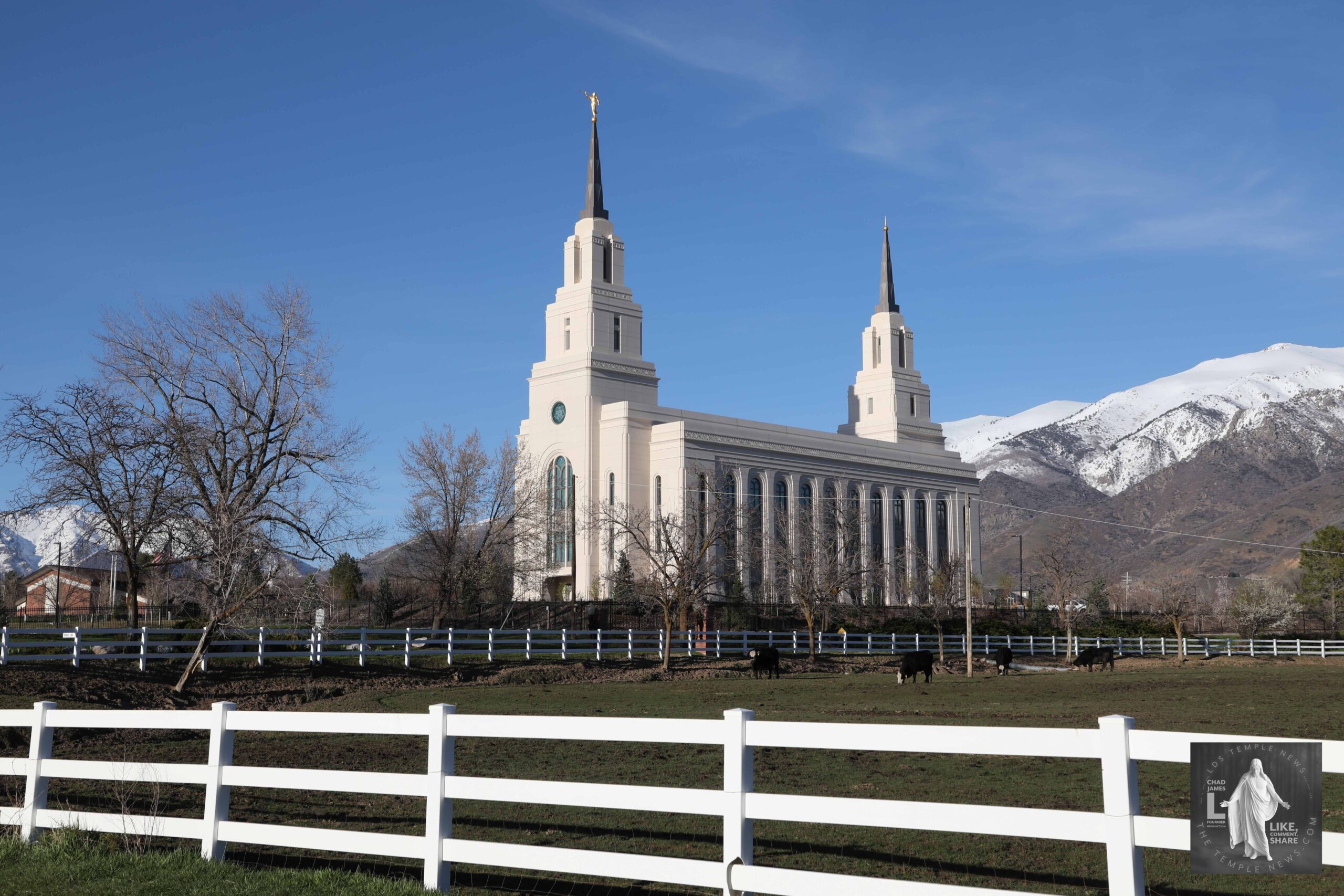 Check out the inside of the Layton Temple before it opens for public tours