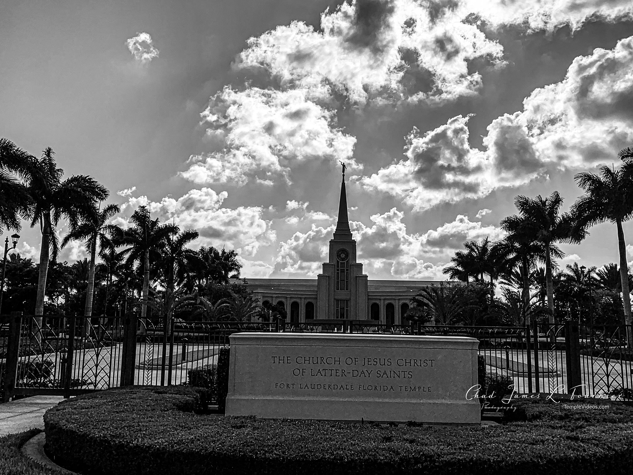 Fort Lauderdale Flordia Temple Photography by LDS Temple News