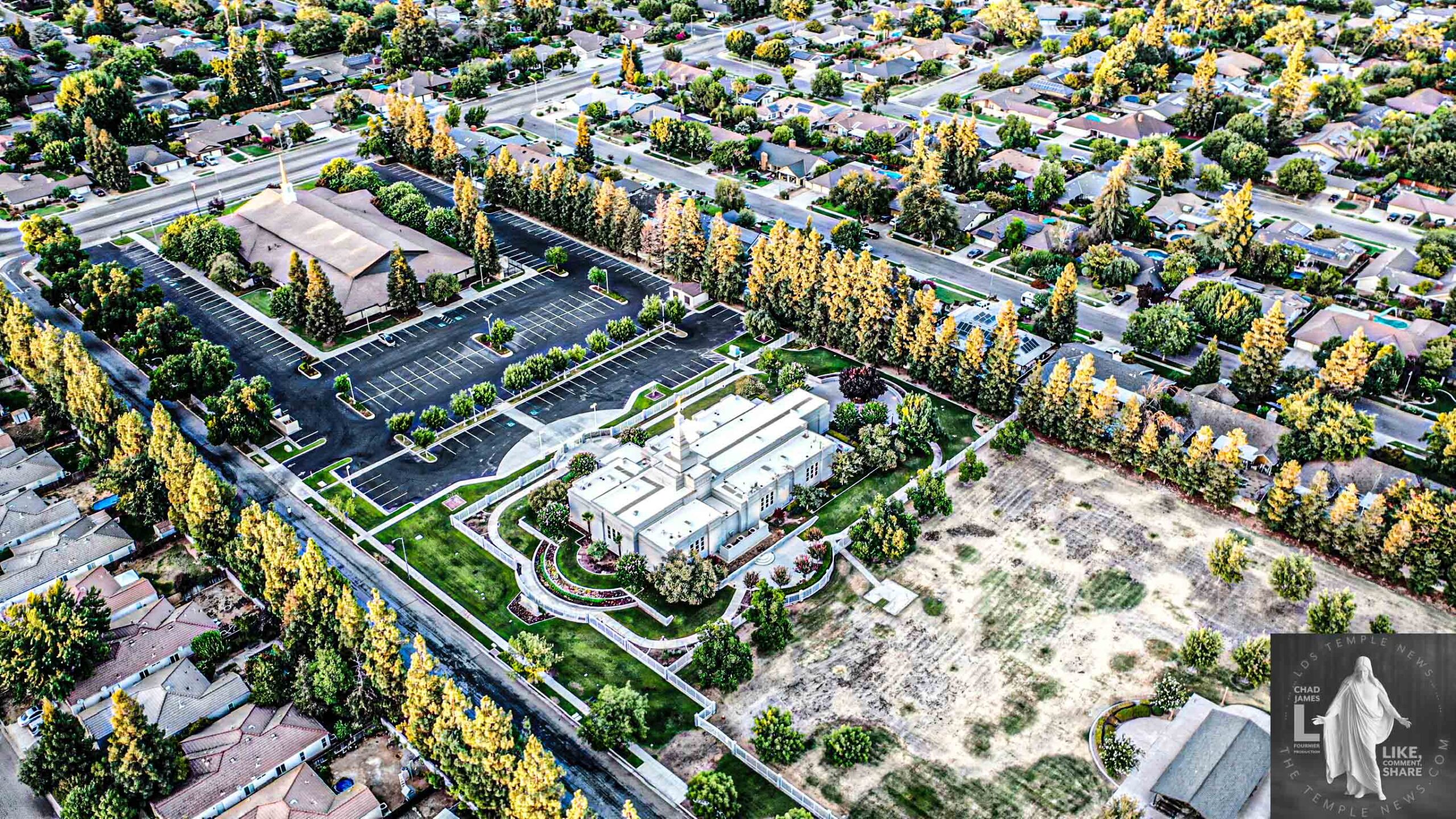 Fresno California Temple Photography by LDS Temple News