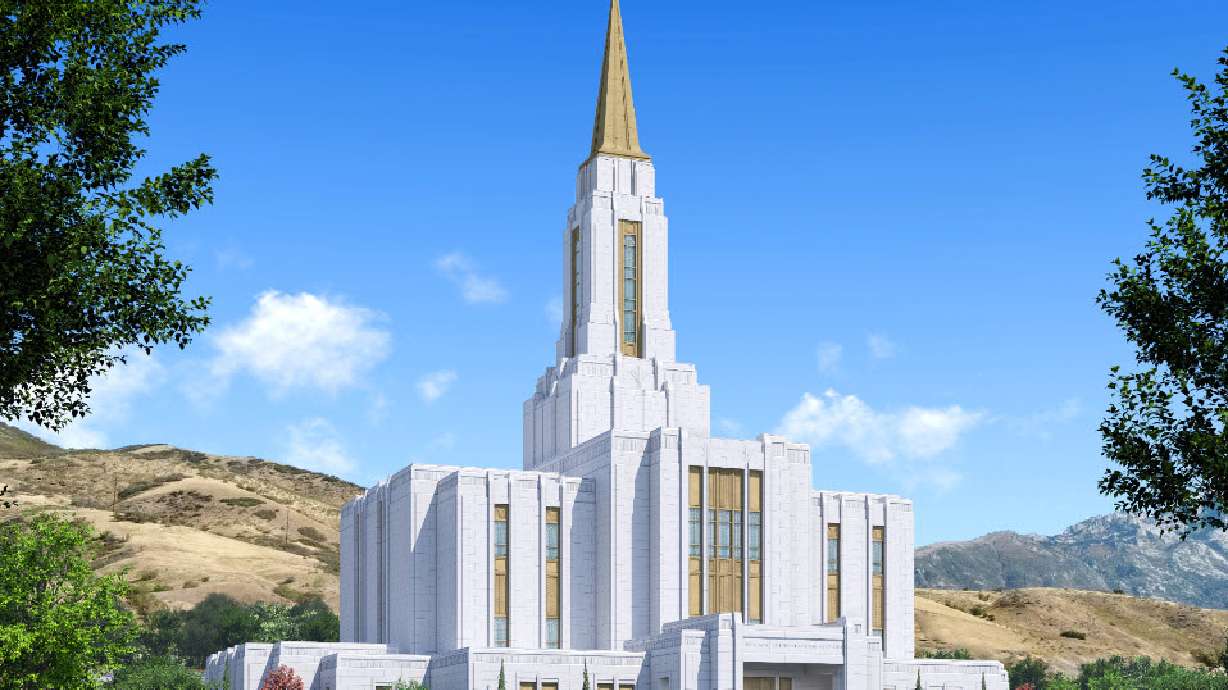 Future Temple This is a rendering and not what the temple will Looke lIke