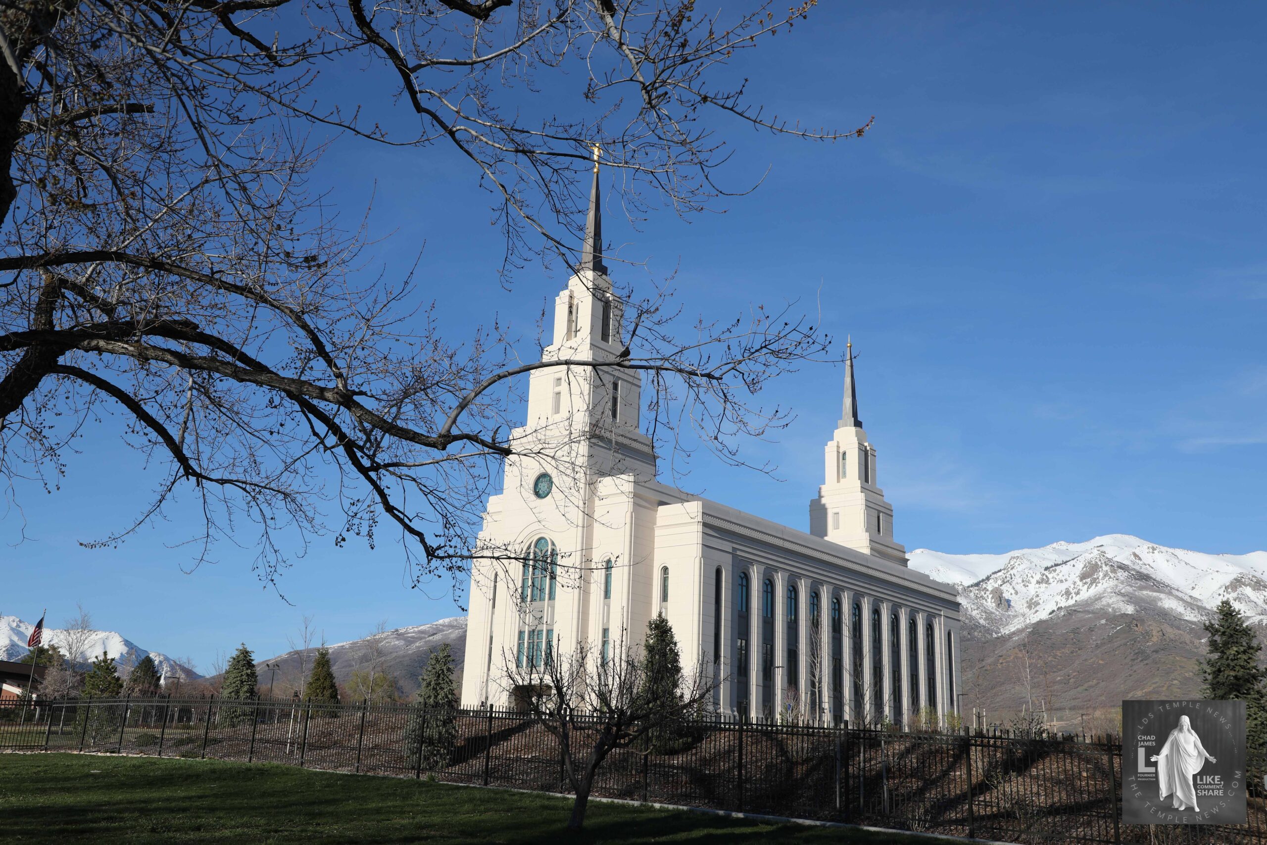 LAYTON UTAH TEMPLE - FLOWERS