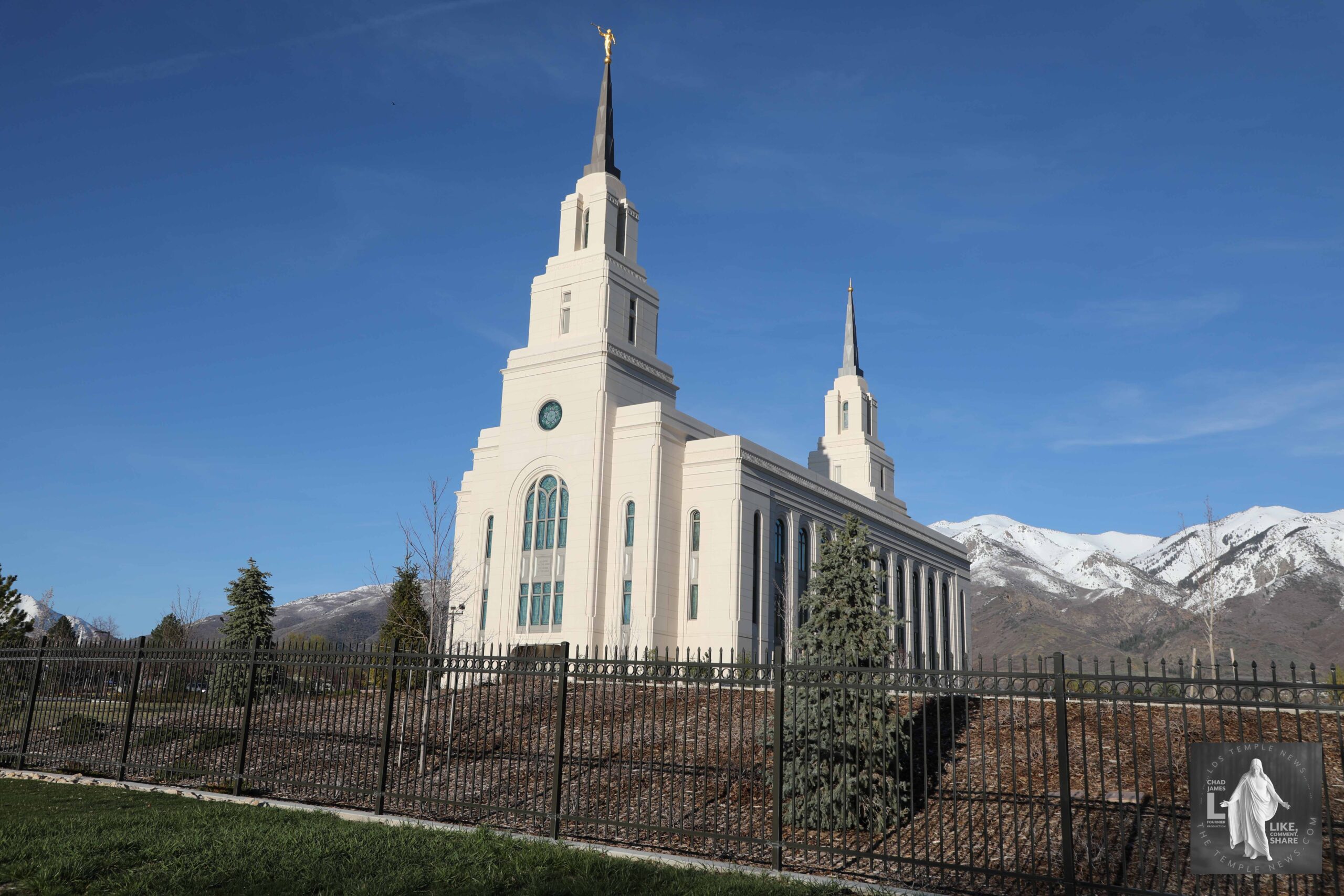 LDS Temple News Layton Temple Autumn Morning