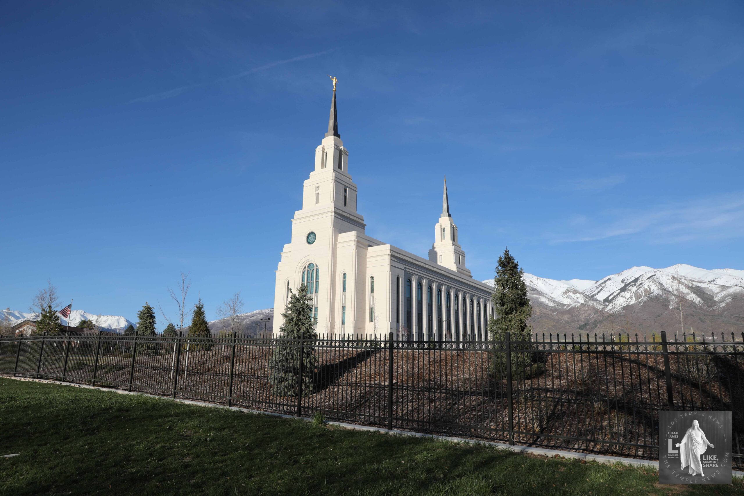 LDS Temple News Layton Temple Autumn Sunrise