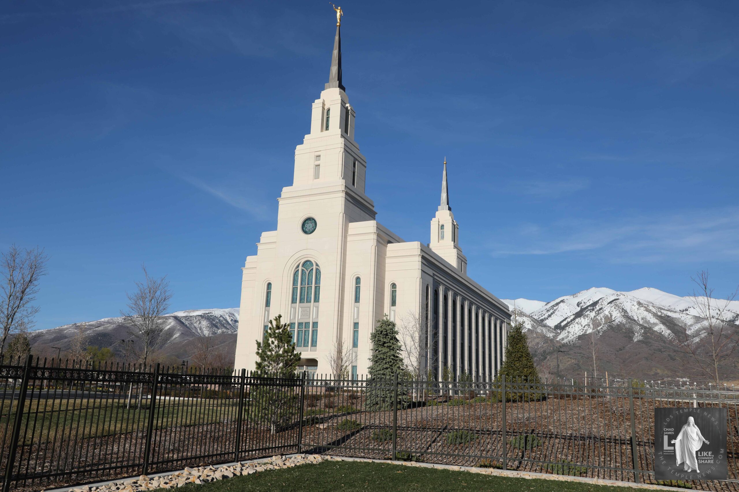 LDS Temple News Layton Temple Colors of Spring