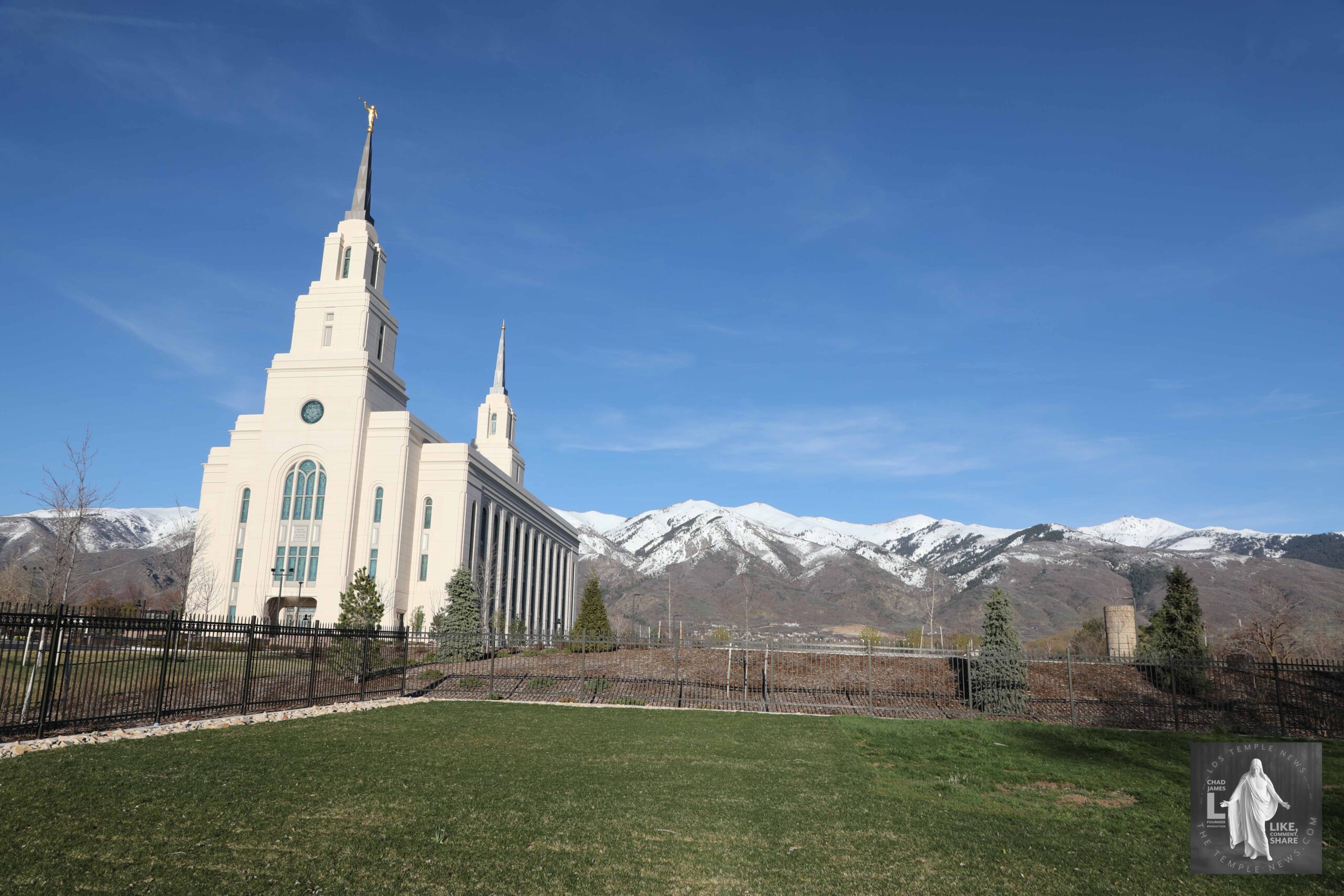 LDS Temple News Layton Temple Fresh Snow