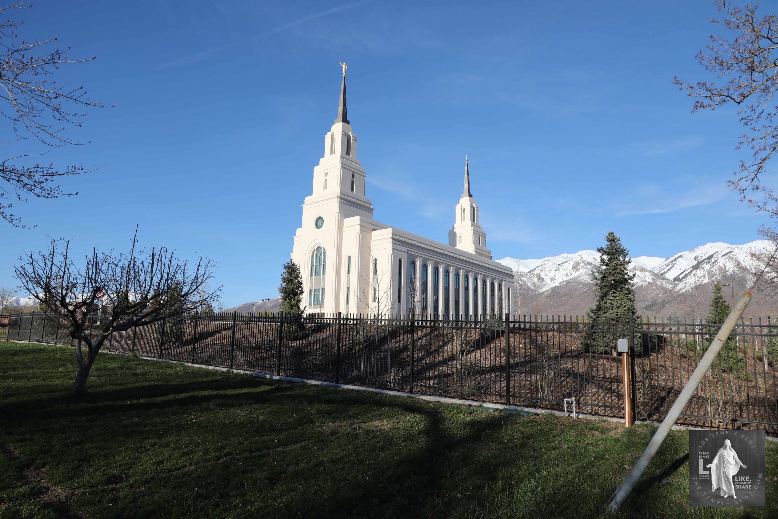 LDS Temple News Layton Temple Oil Painting