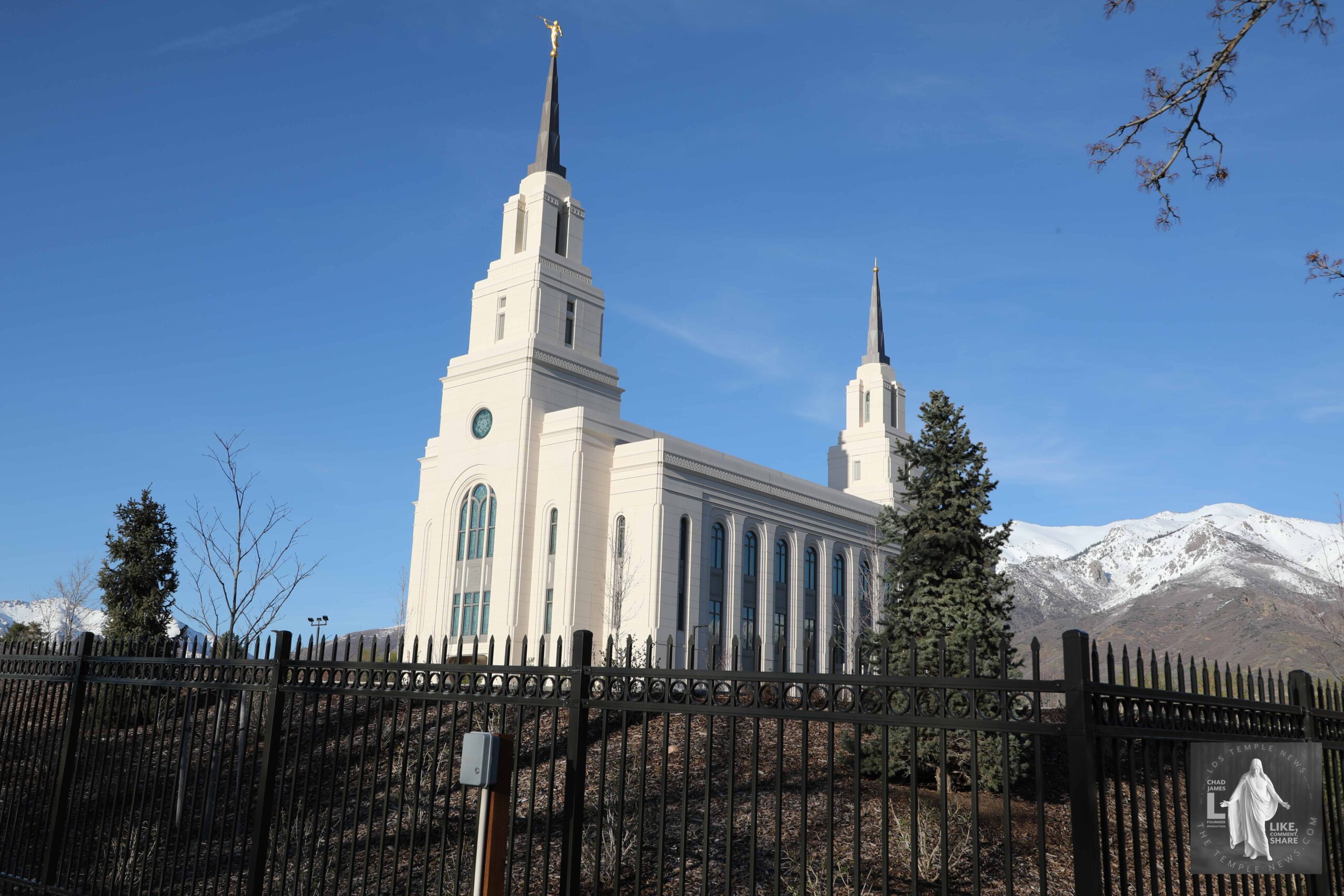 LDS Temple News Layton Temple Spring Morning