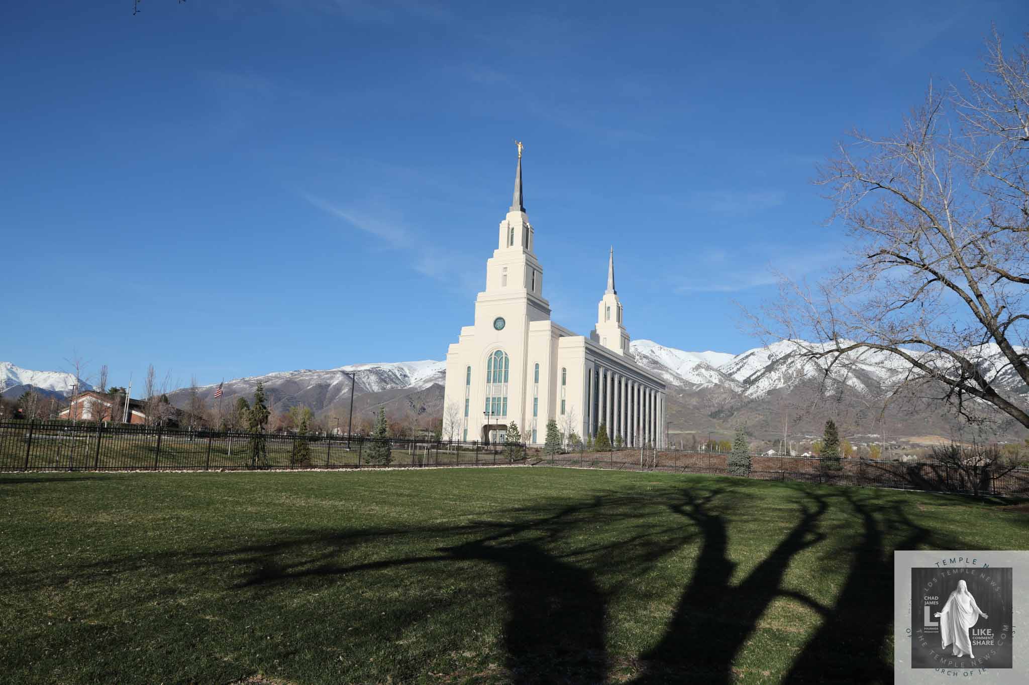 LDS Temple News Layton Temple Sunrise Illustration