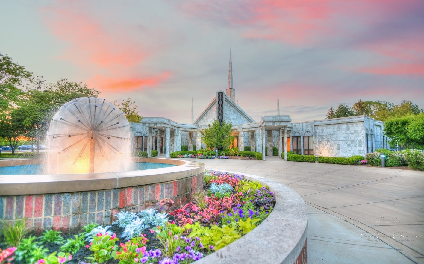 LDS Temple News Presents Chicago Illinois Temple Photography
