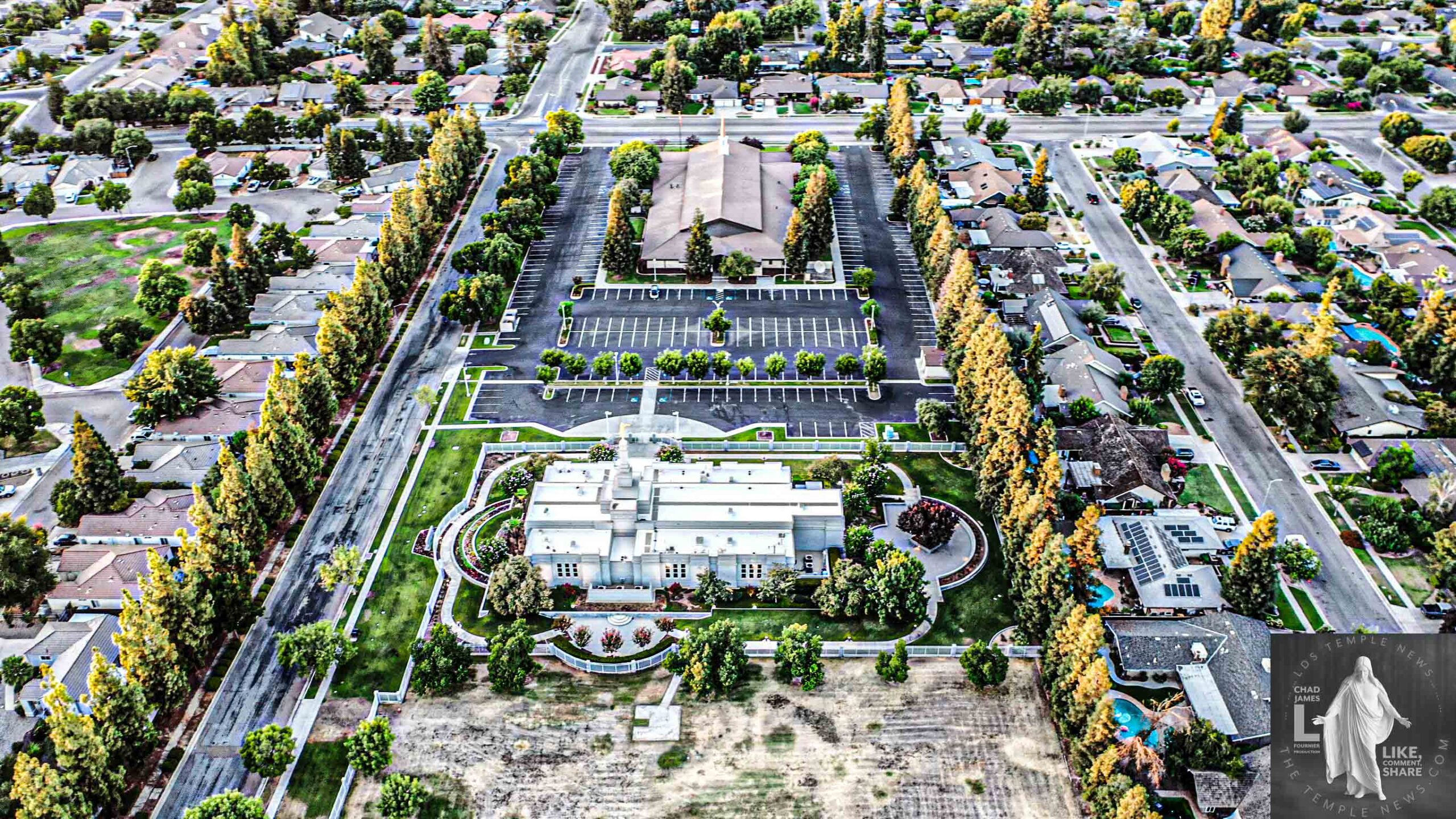 LDS Temple News Presents the Fresno California Temple House of the Lord Holiness to the Lord
