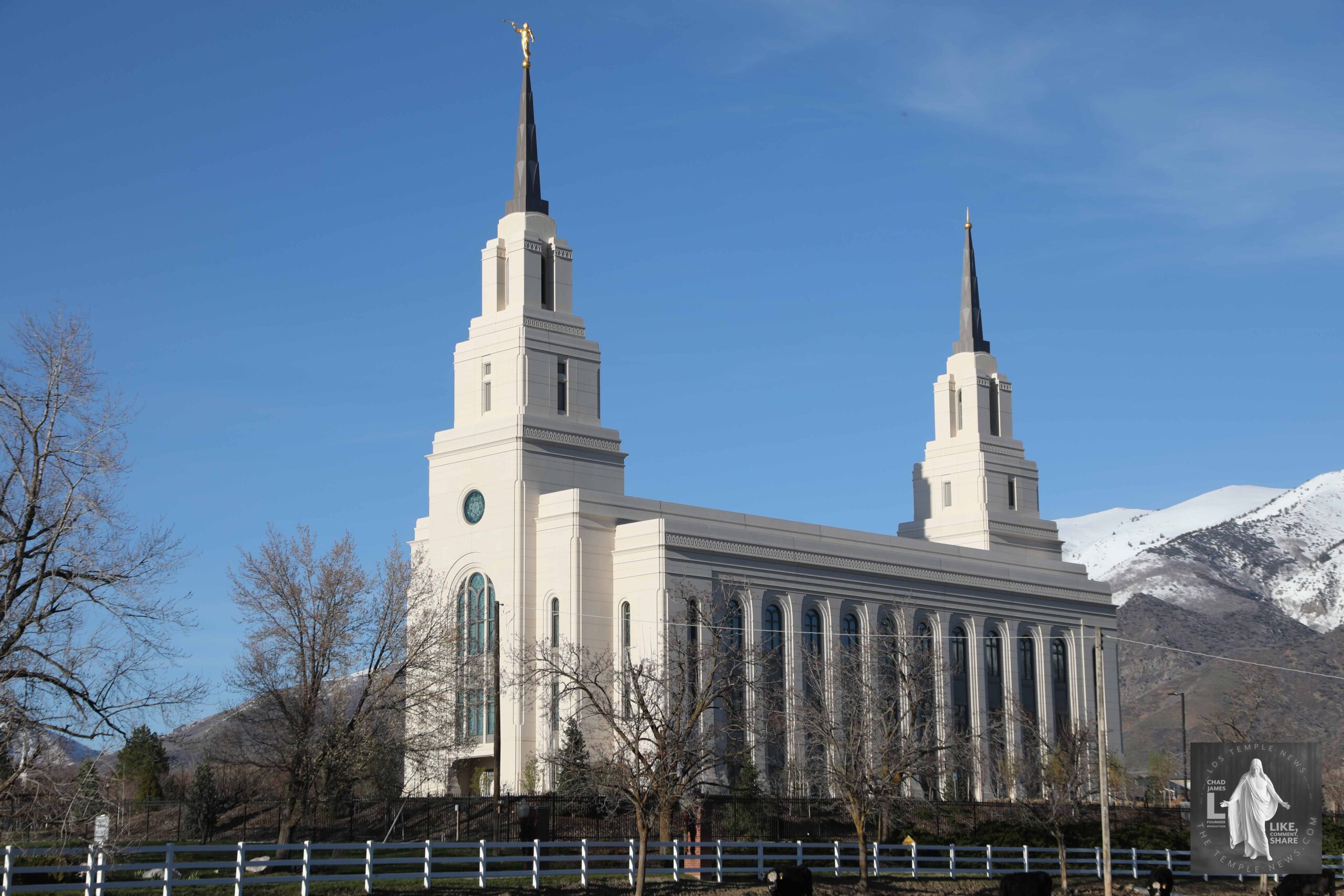 Layton Temple Oil Painting