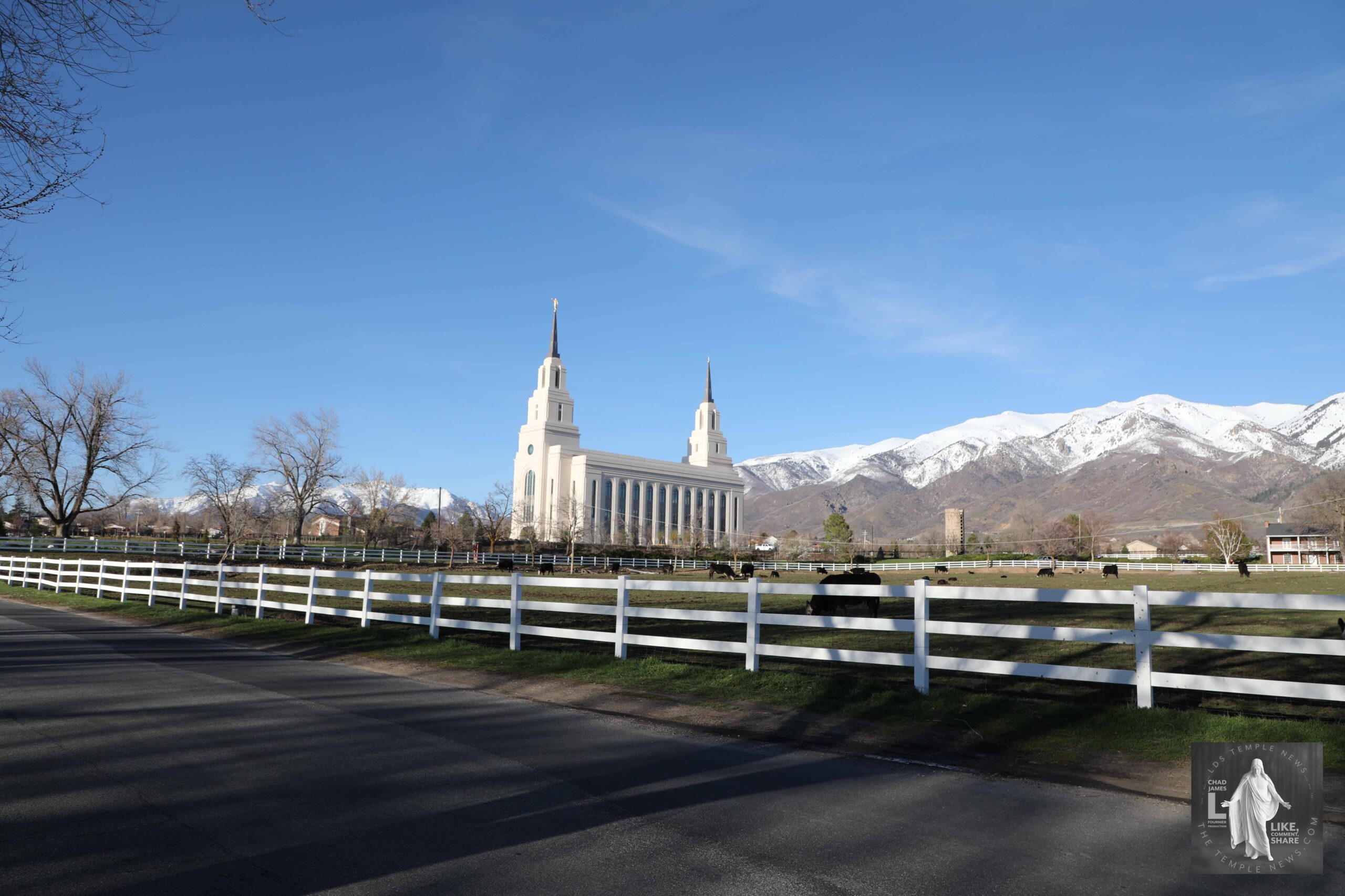 Layton Utah Temple Front LDS Art & Photography