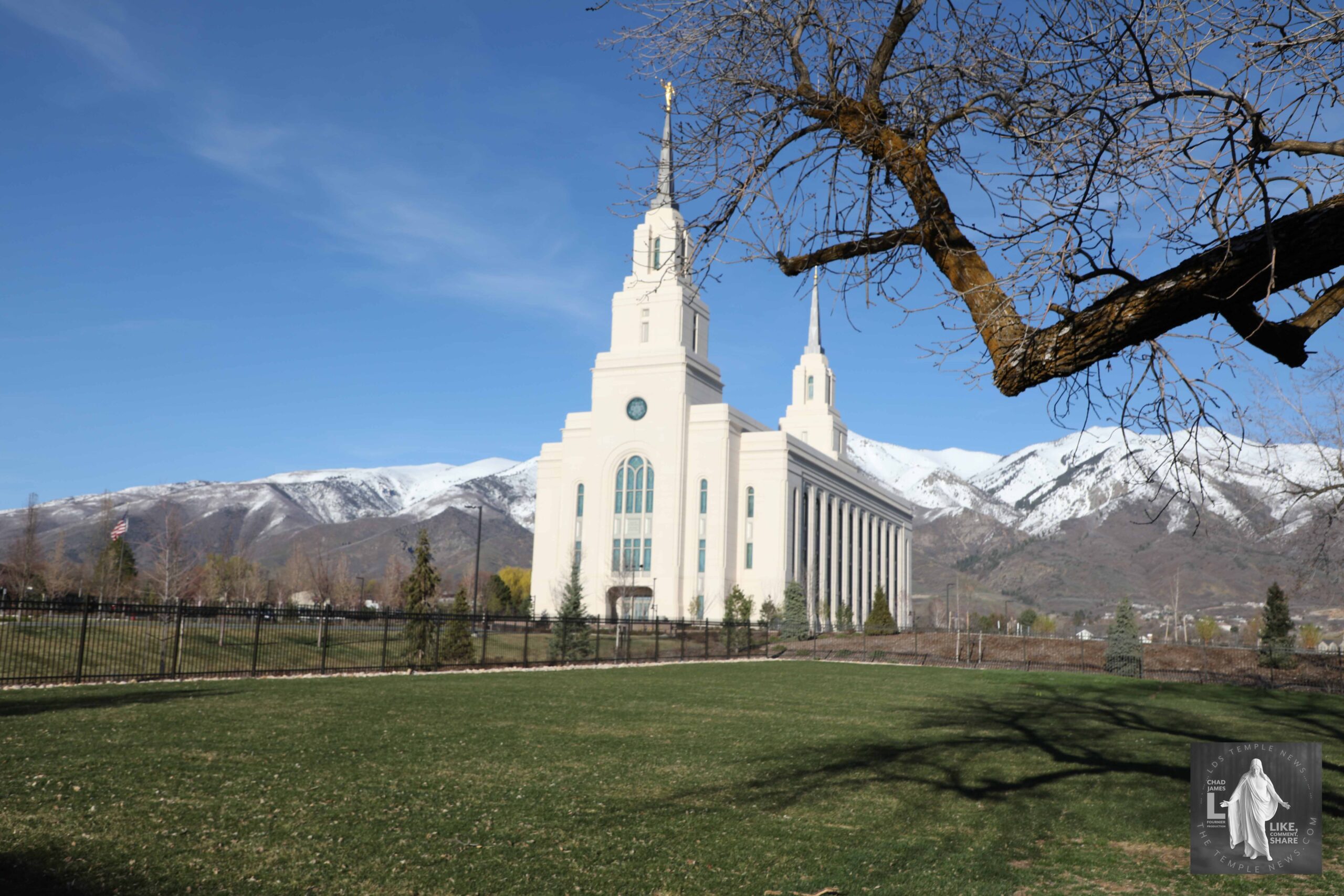 Layton Utah Temple Front _ LDS Art & Photography