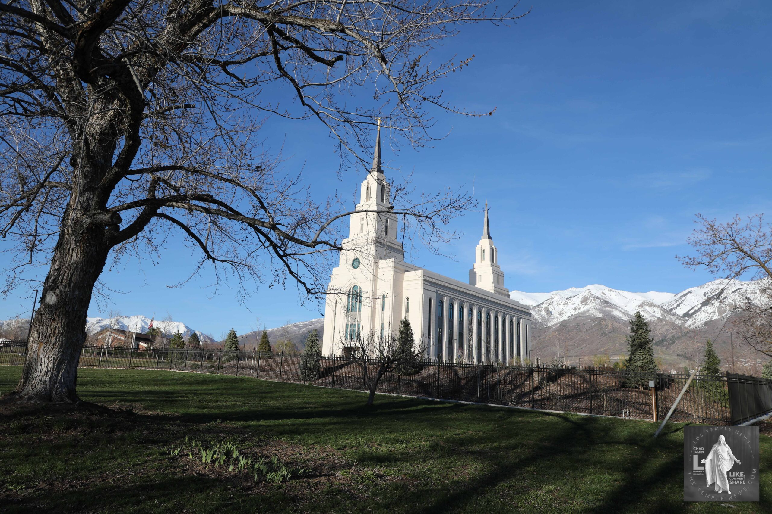 Layton Utah Temple Printable Coloring Page