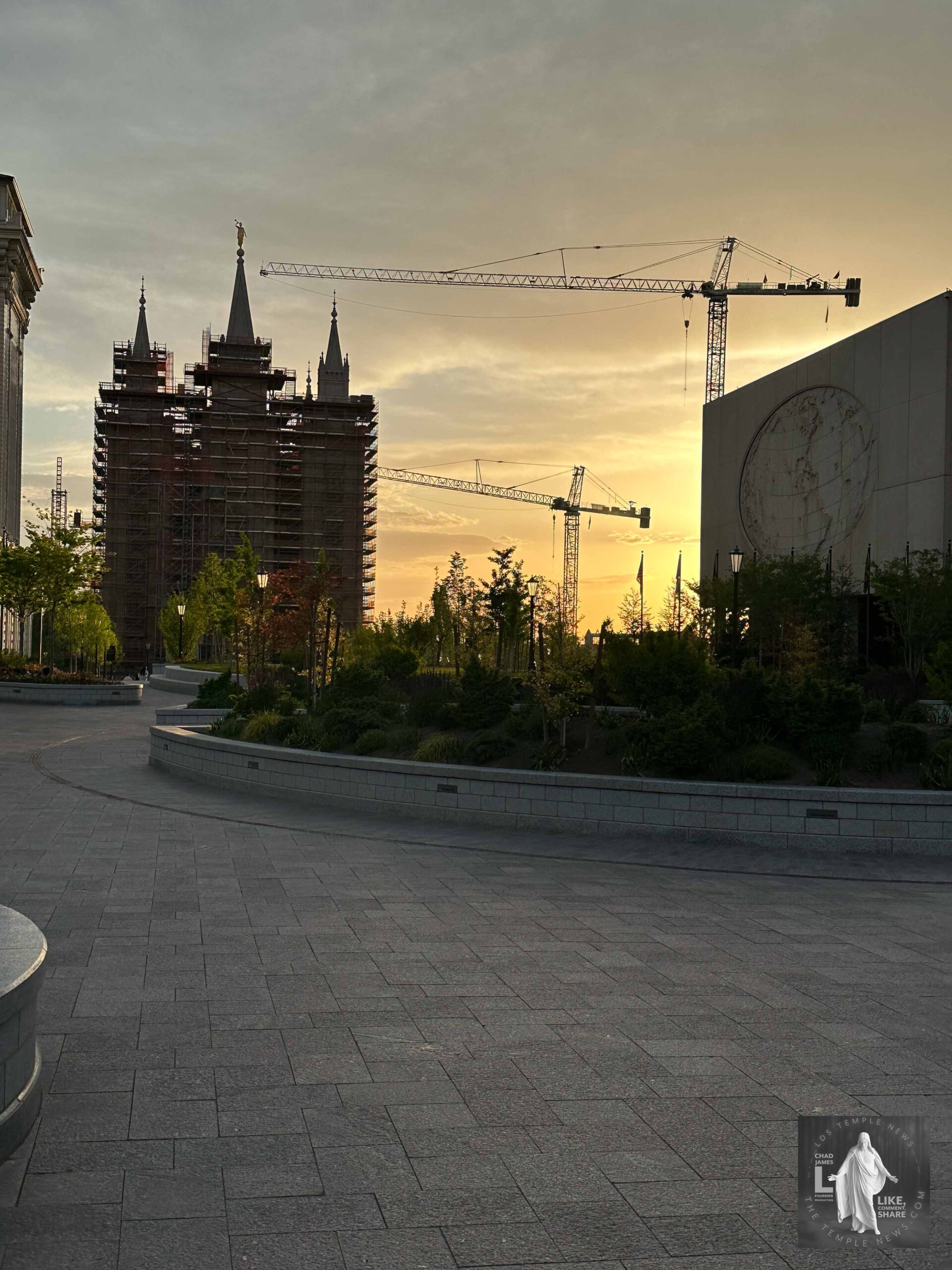 Salt Lake Temple Construction