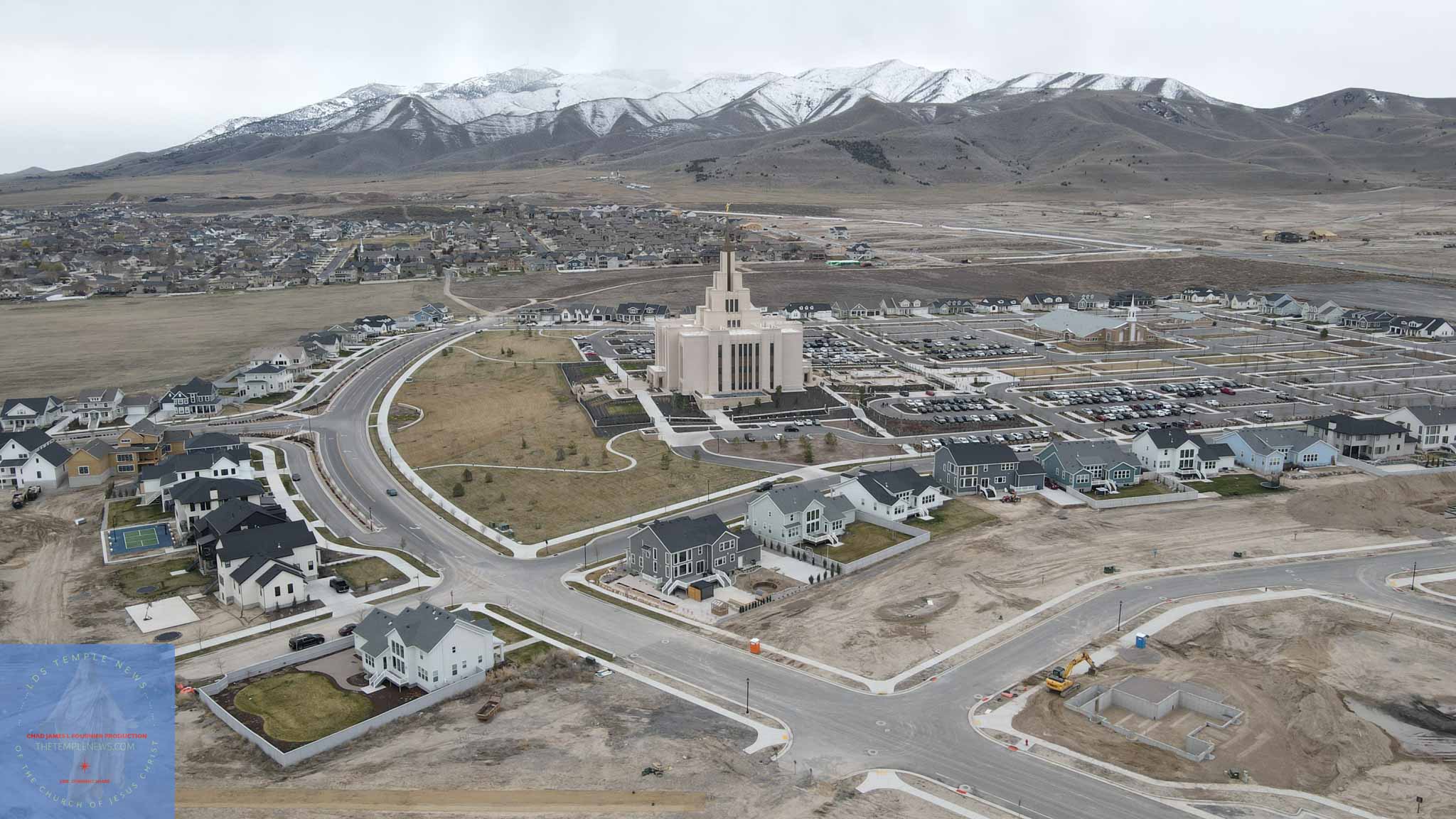 Saratoga Springs Utah Temple Front LDS Art & Photography