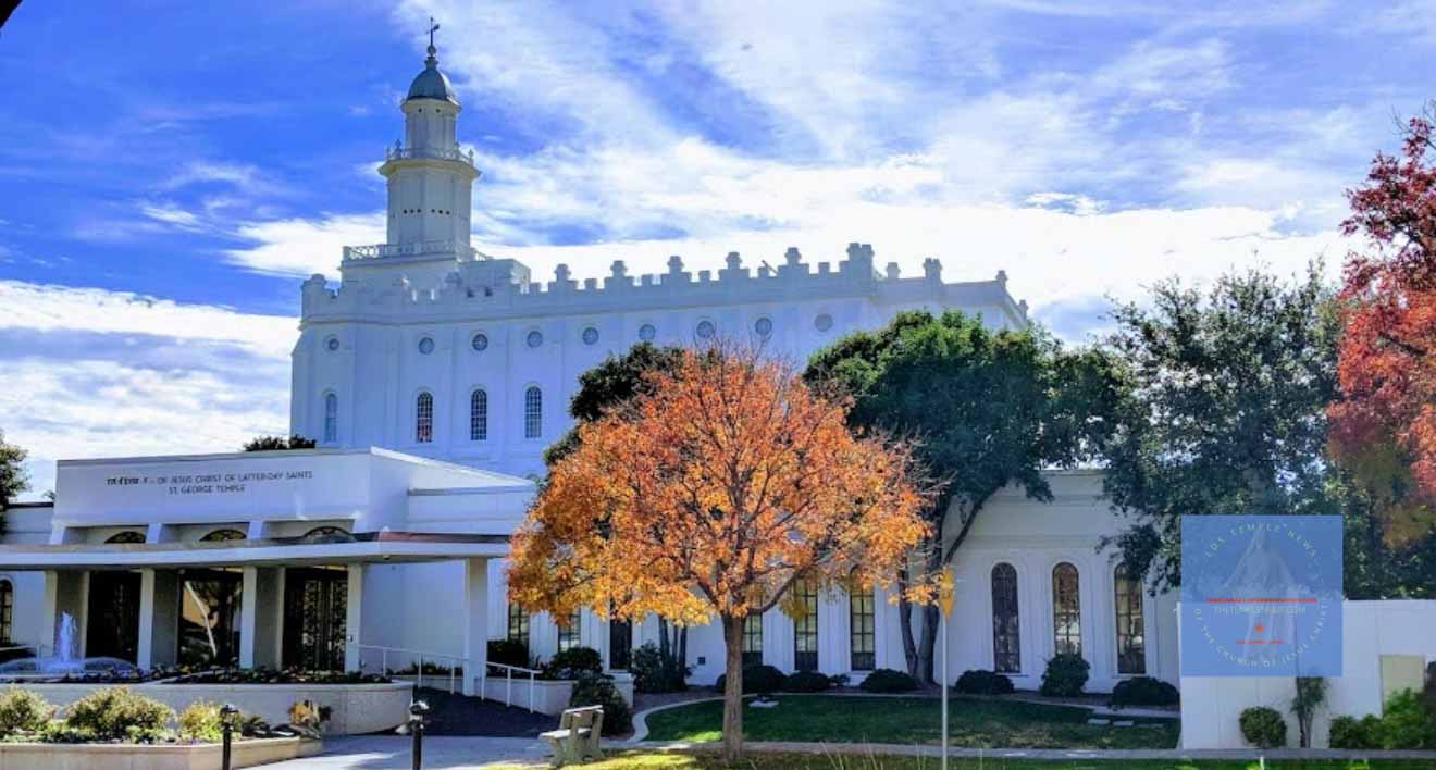 St. George Utah Temple Dedicated by Daniel H. Wells