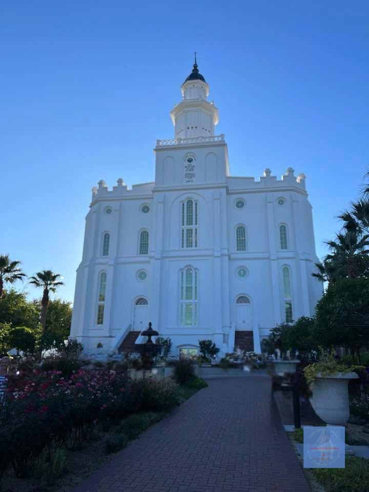St. George Utah Temple Dedicated by the late Prophet Spencer W. Kimball