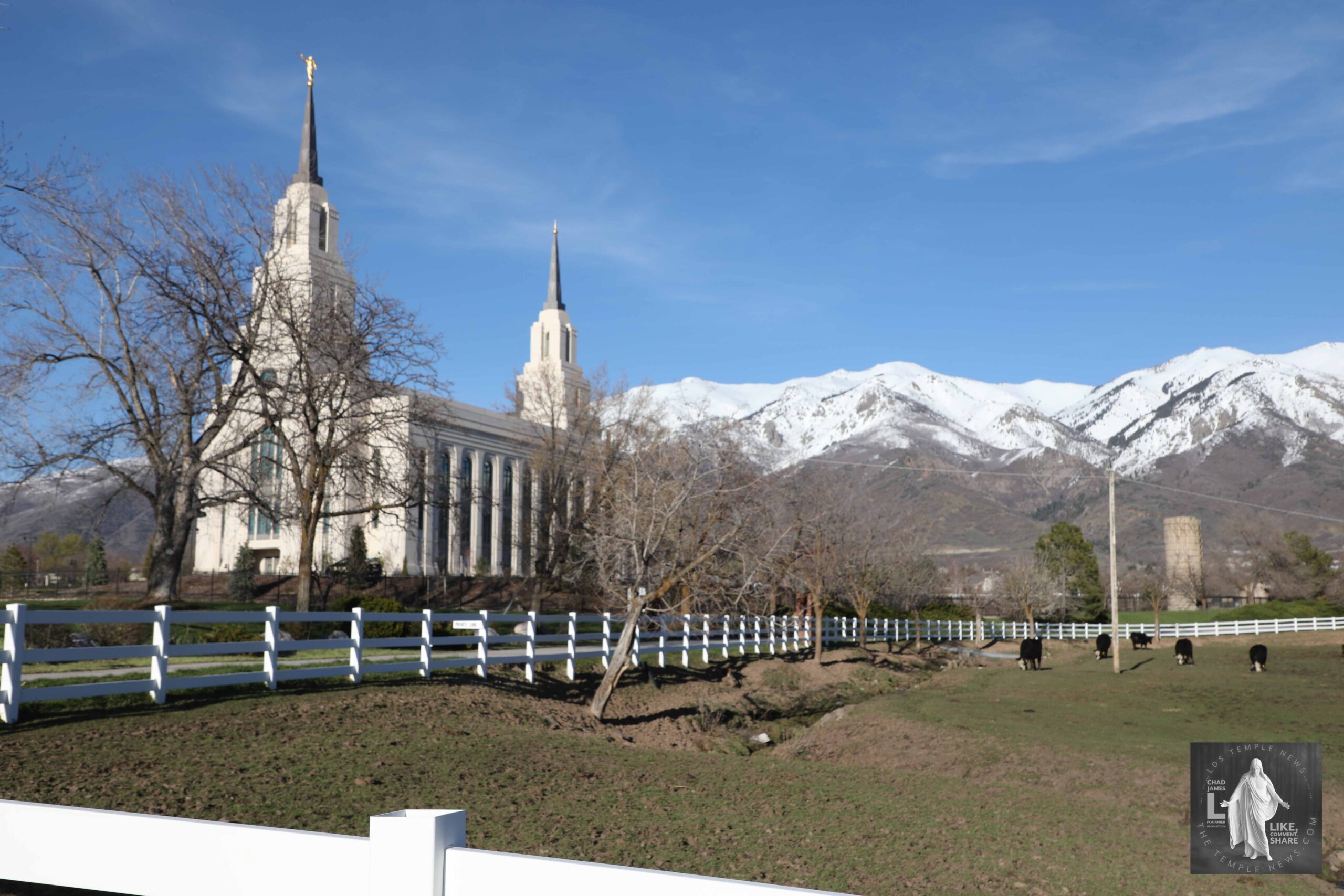 Sweet is the Work Layton Utah Temple Gallery Wrap