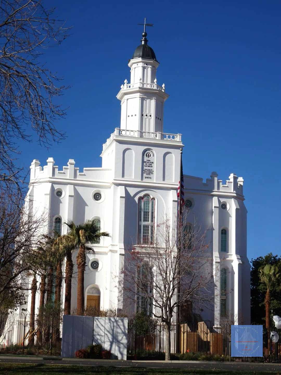Temple Renovation 2023 St. George Utah Temple plumbing and electrical were upgraded