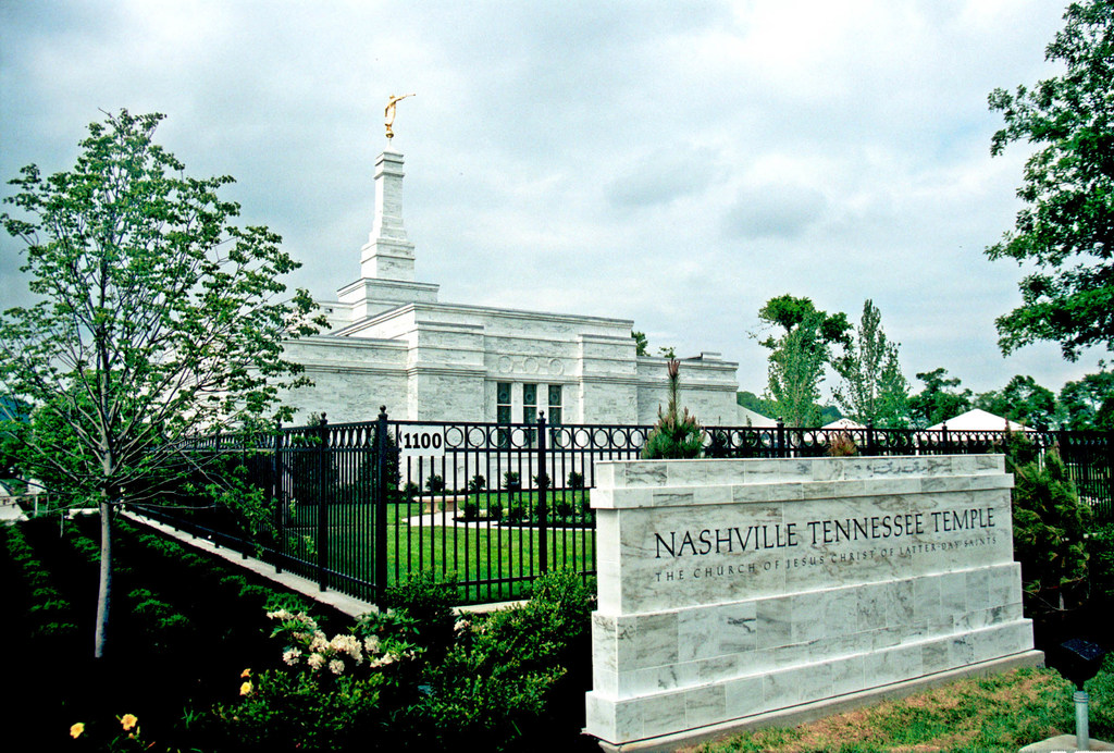 This is the Nashville, Tennessee Temple of the Church of Jesus Christ of Latter-day Saints