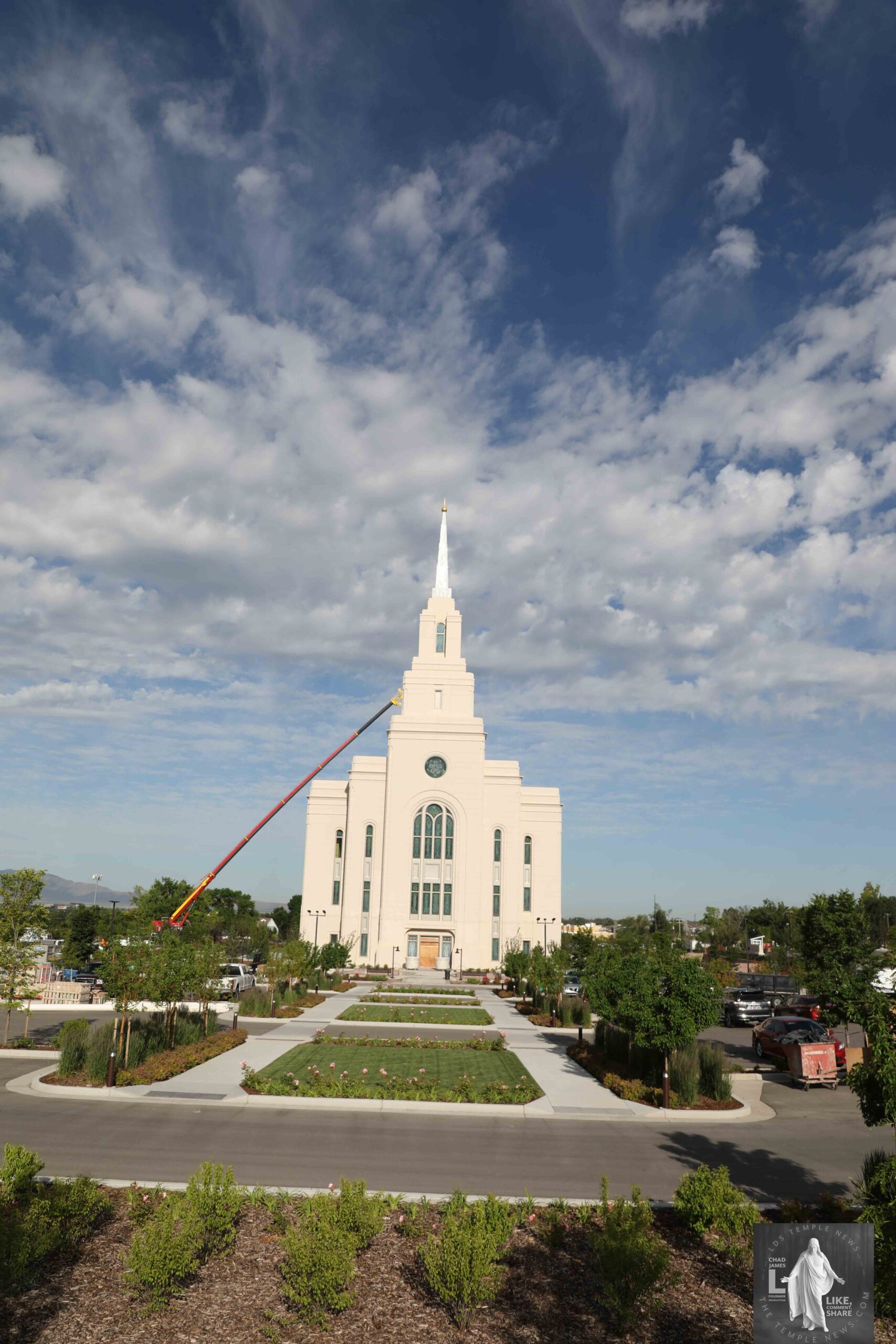 LDS Temple News Presents Layton Utah Temple Photography