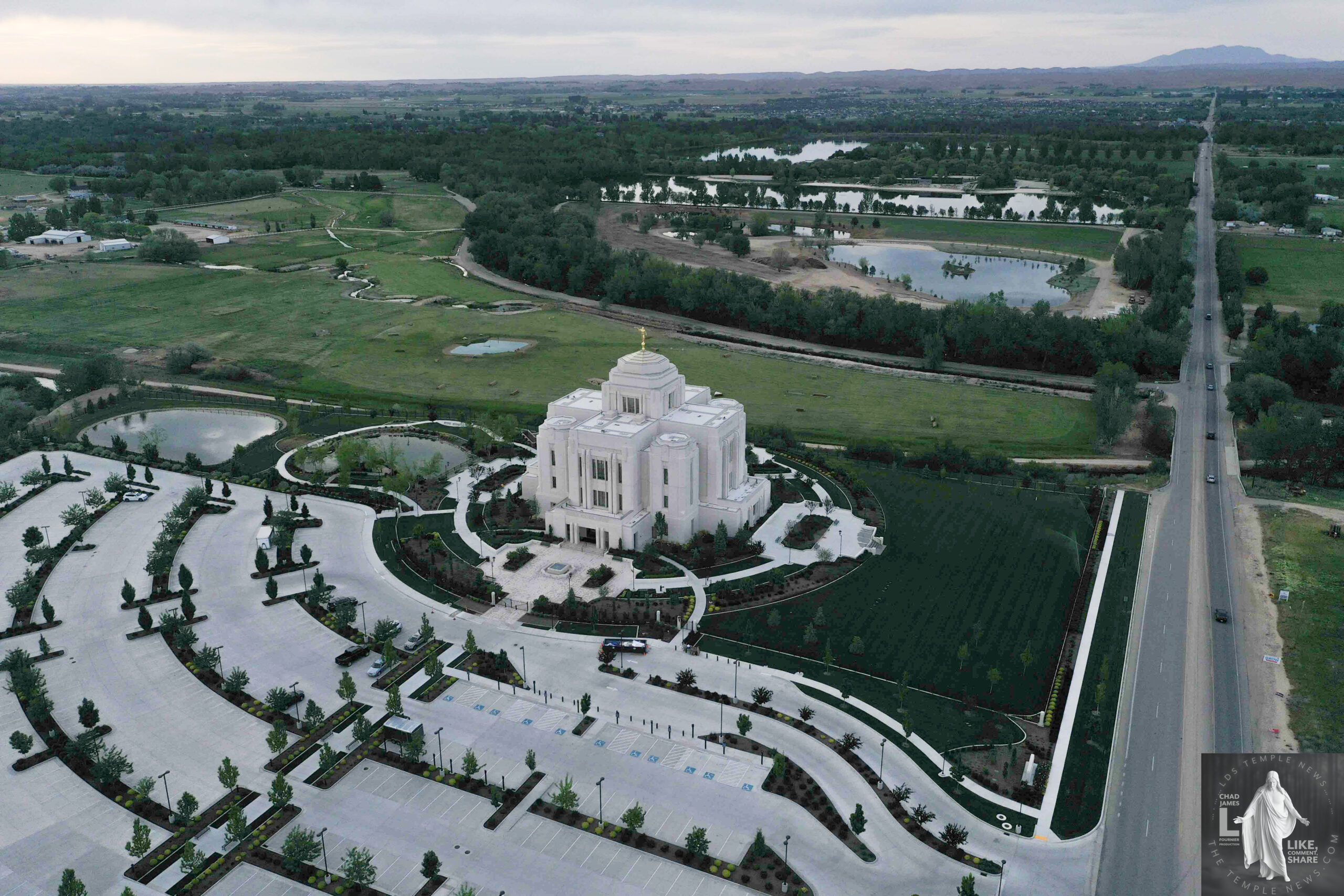 LDS Temple News Presents Meridian Idaho Temple Photography