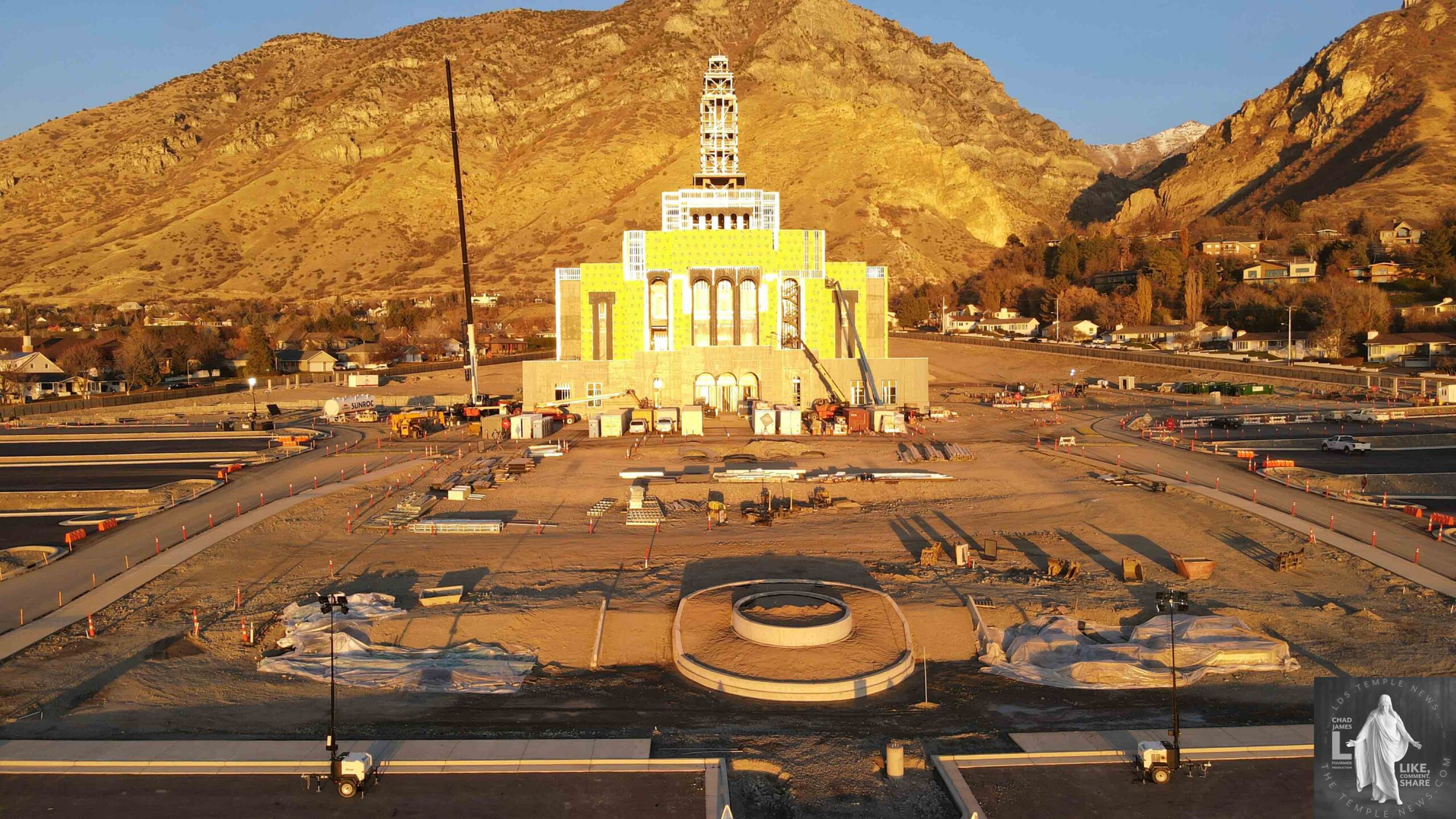 LDS Temple News Presents Provo Utah Rock Temple a House of the Lord