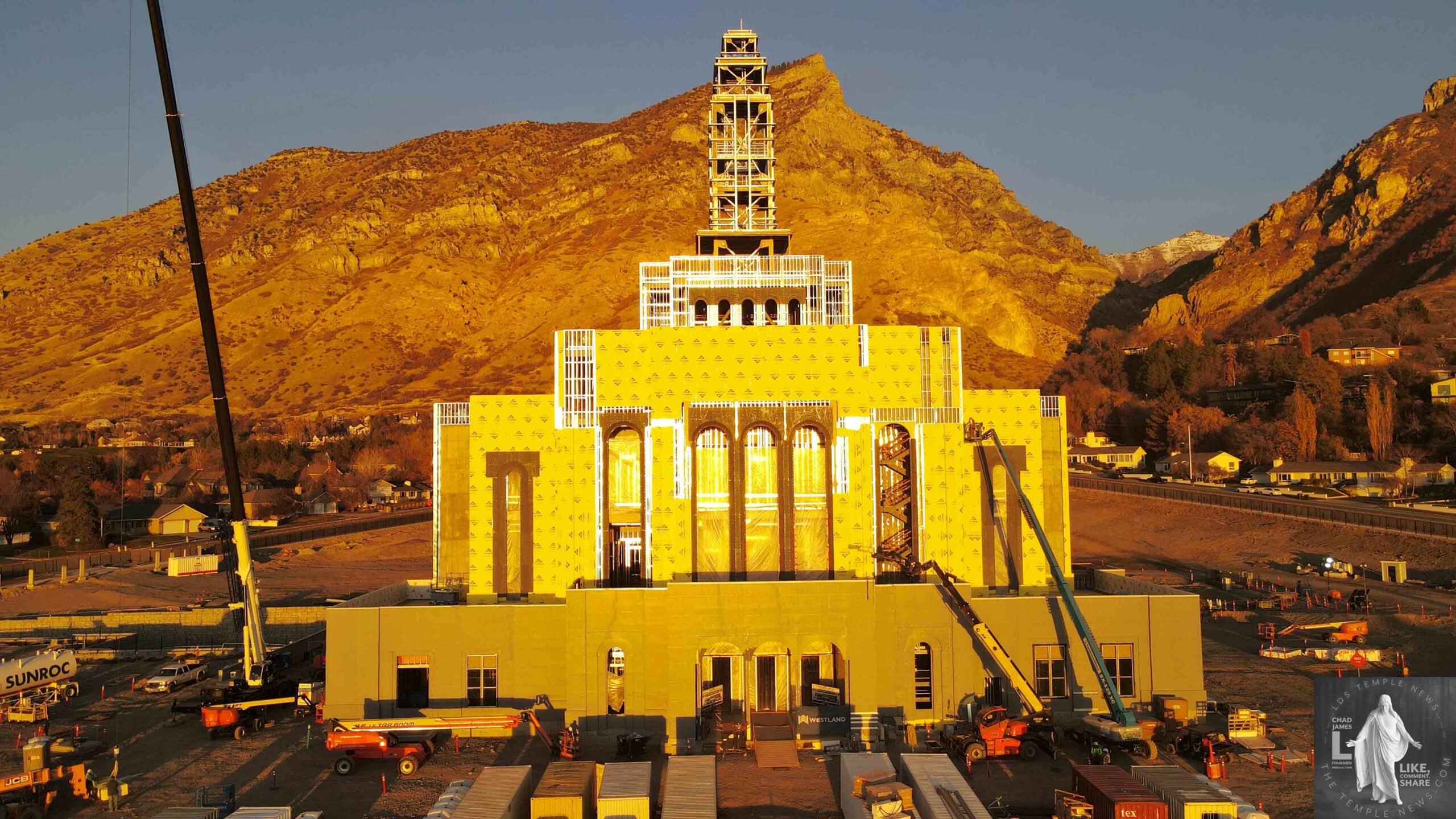 LDS Temple News Presents the House of the Lord Provo Utah Rock Temple