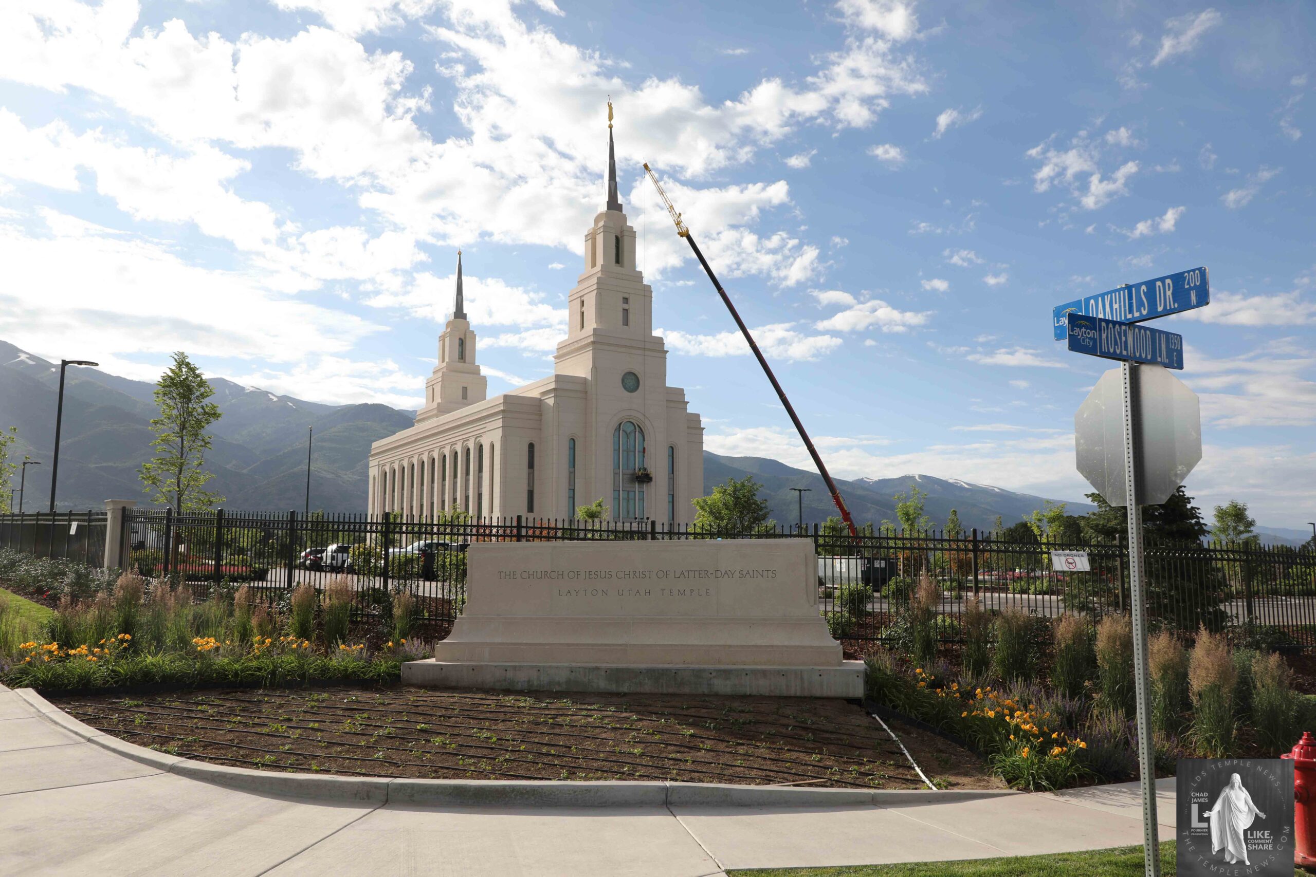 LDS Temple News Presents the Layton Utah Temple House of the Lord Holiness to the Lord