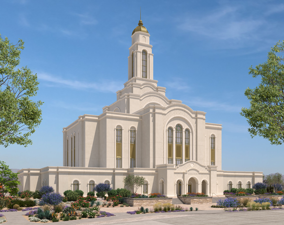 Lone Mountain Nevada Temple Rendering