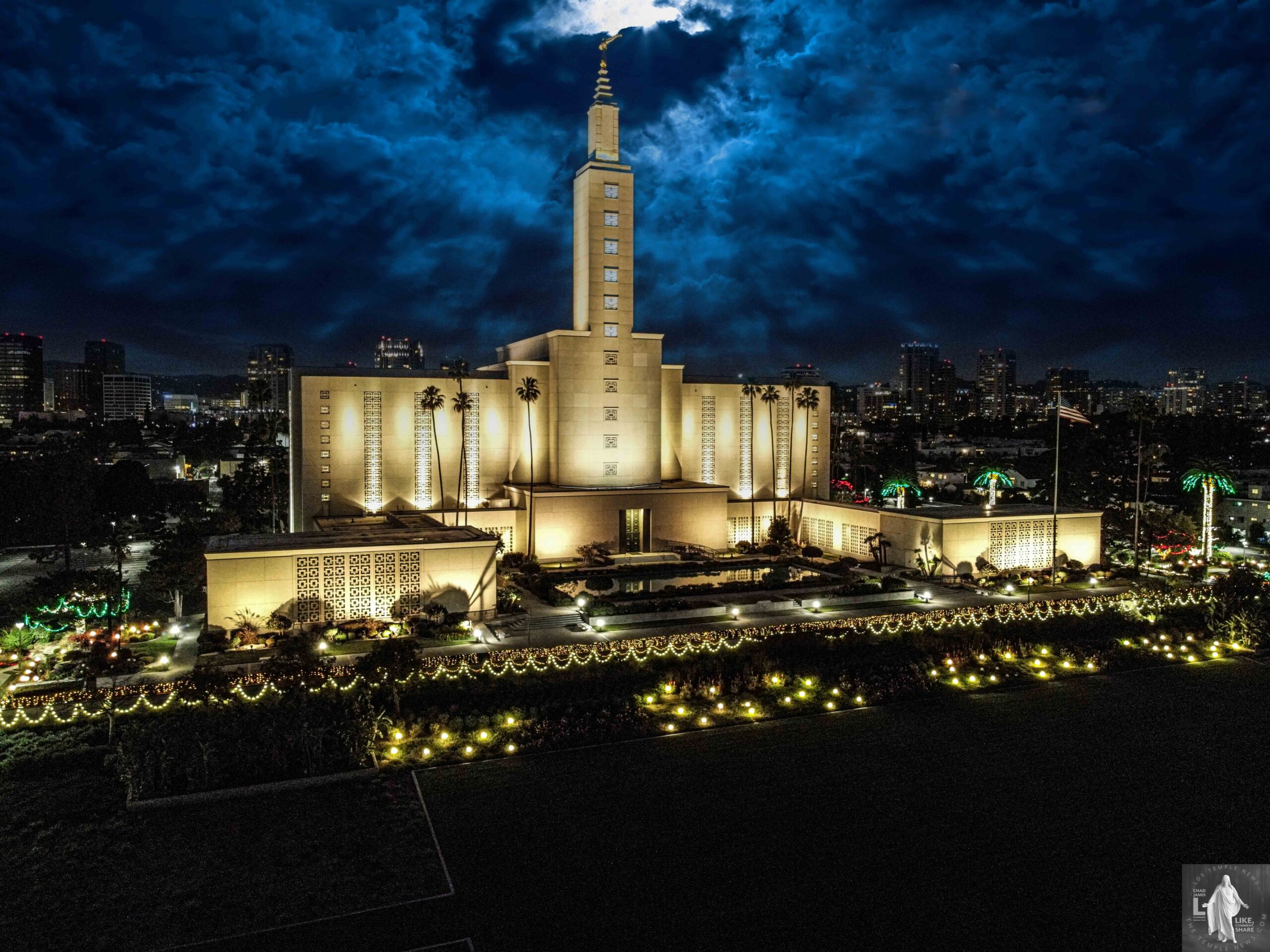 Los Angeles California Temple by LDS Temple News