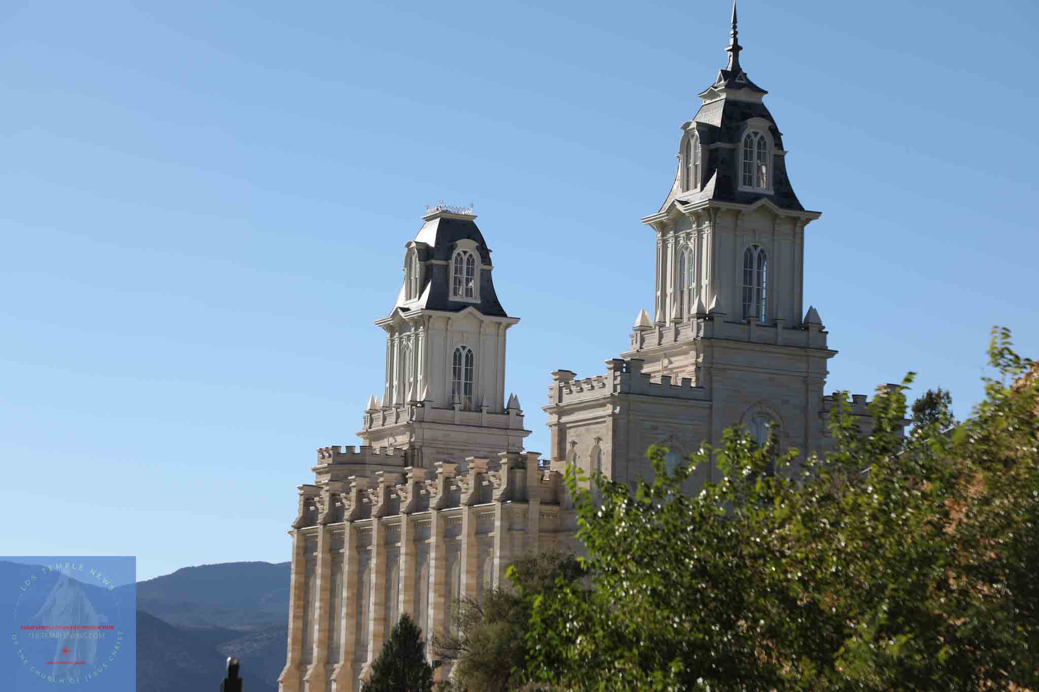 Manti Utah Temple Photography by LDS Temple News