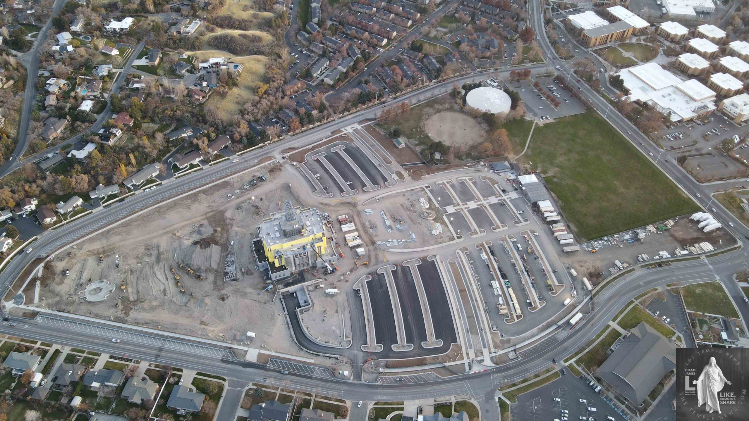 Media of the Provo Utah Rock Temple by LDS Temple News