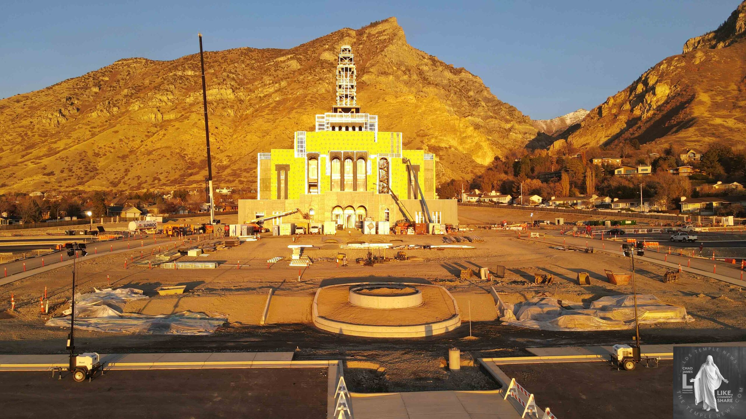 Provo Utah Rock Temple Media LDS Temple fNews