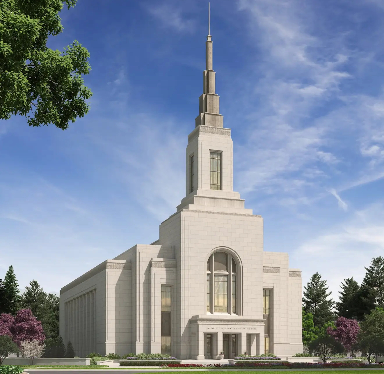 Rendering of the Burley Idaho Temple