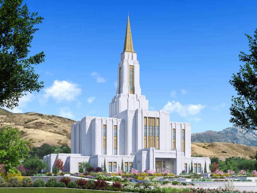 Rendering of the Lehi Utah Temple