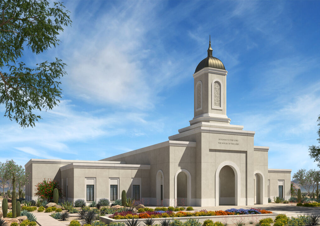 Rendering of the Yuma Arizona Temple