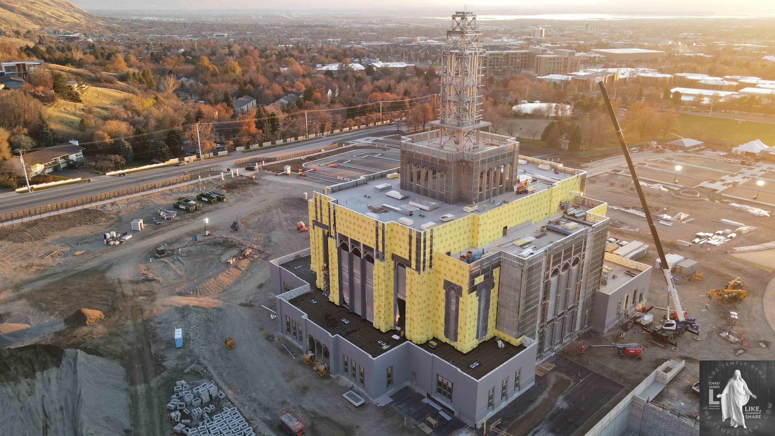 Visit the Provo Utah Rock Temple by LDS Temple News