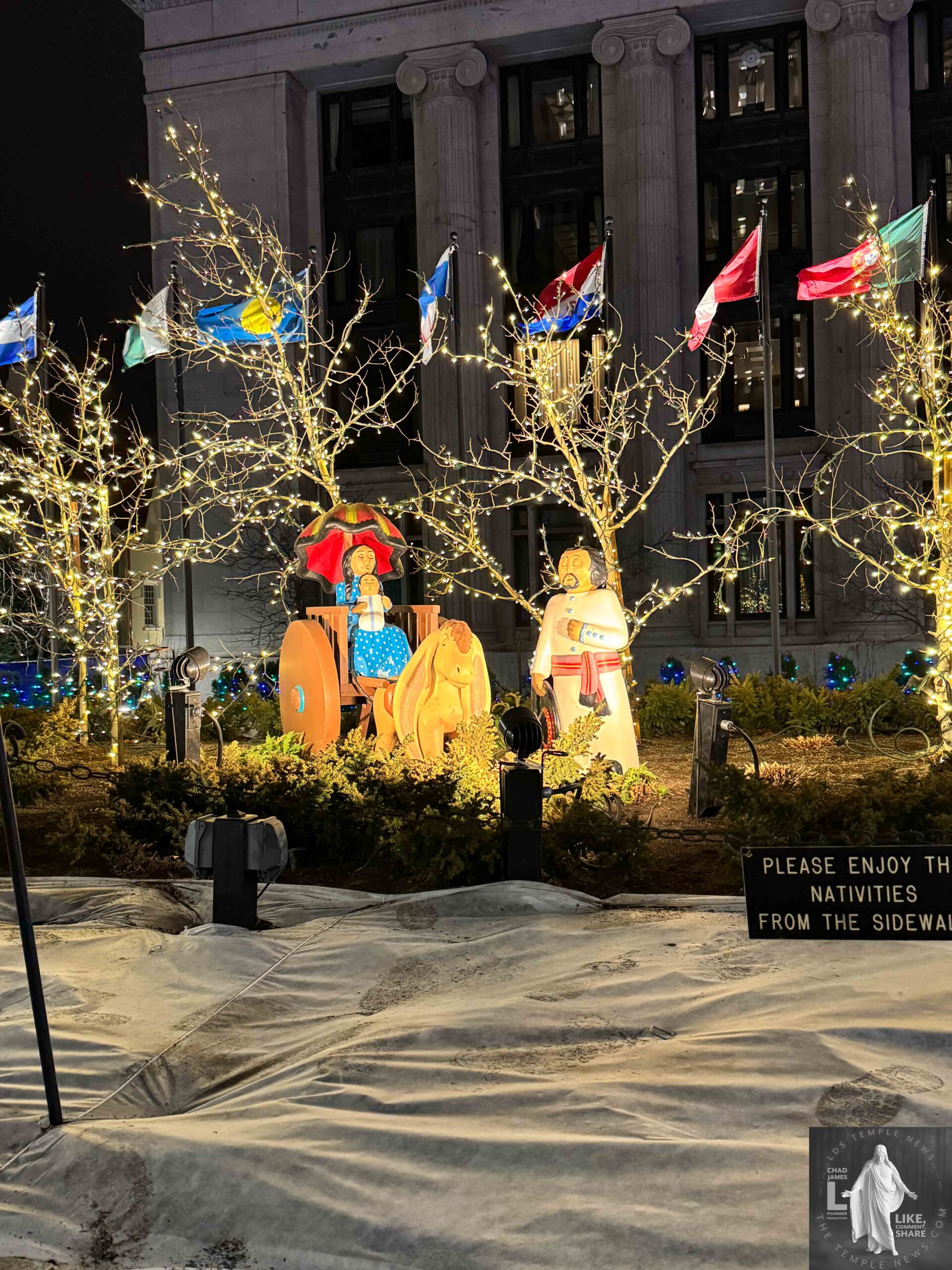 Christmas on Temple Square by LDS Temple News
