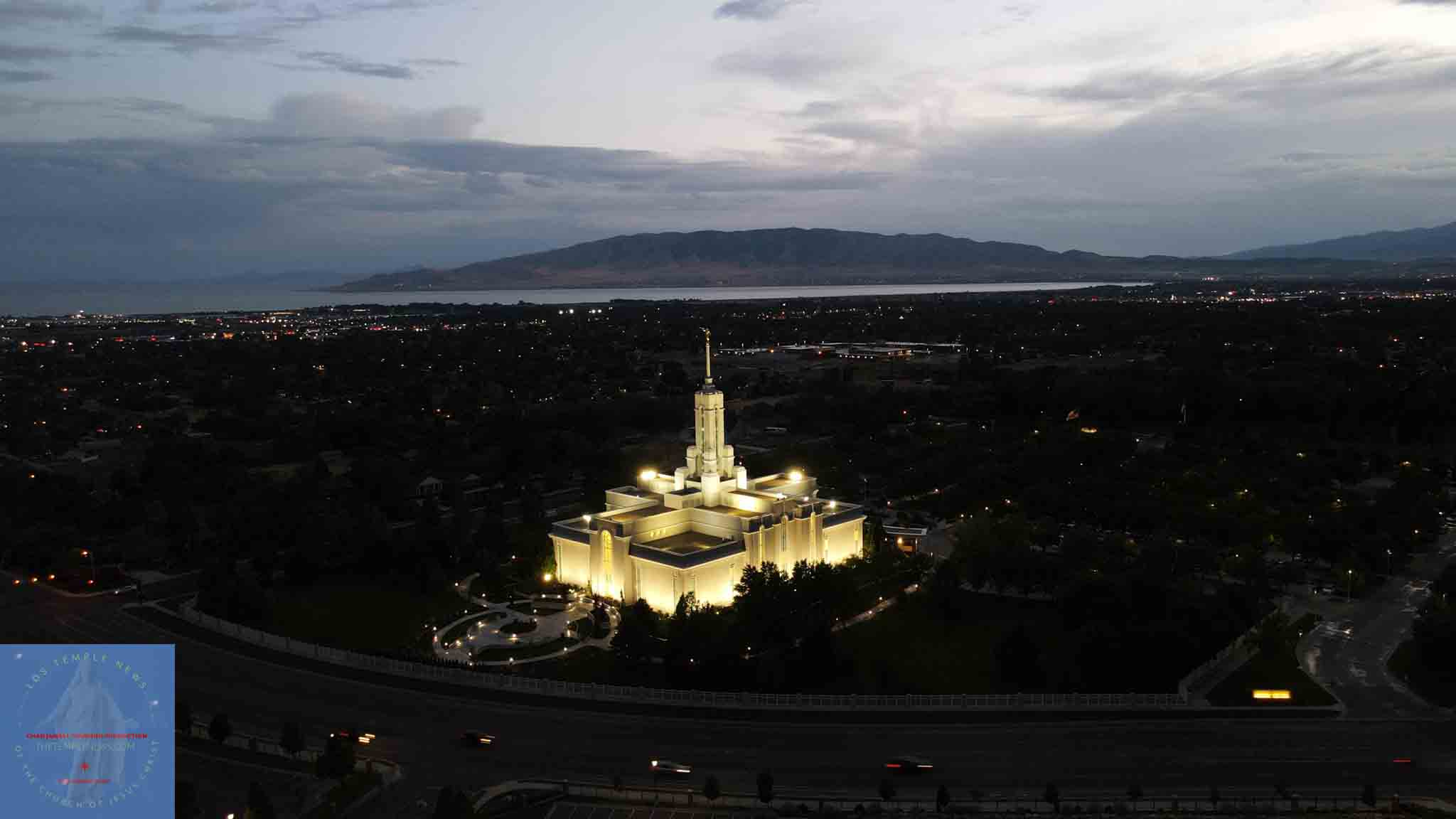 LDS Temple News Presents Mount Timpangos Utah Temple Photography