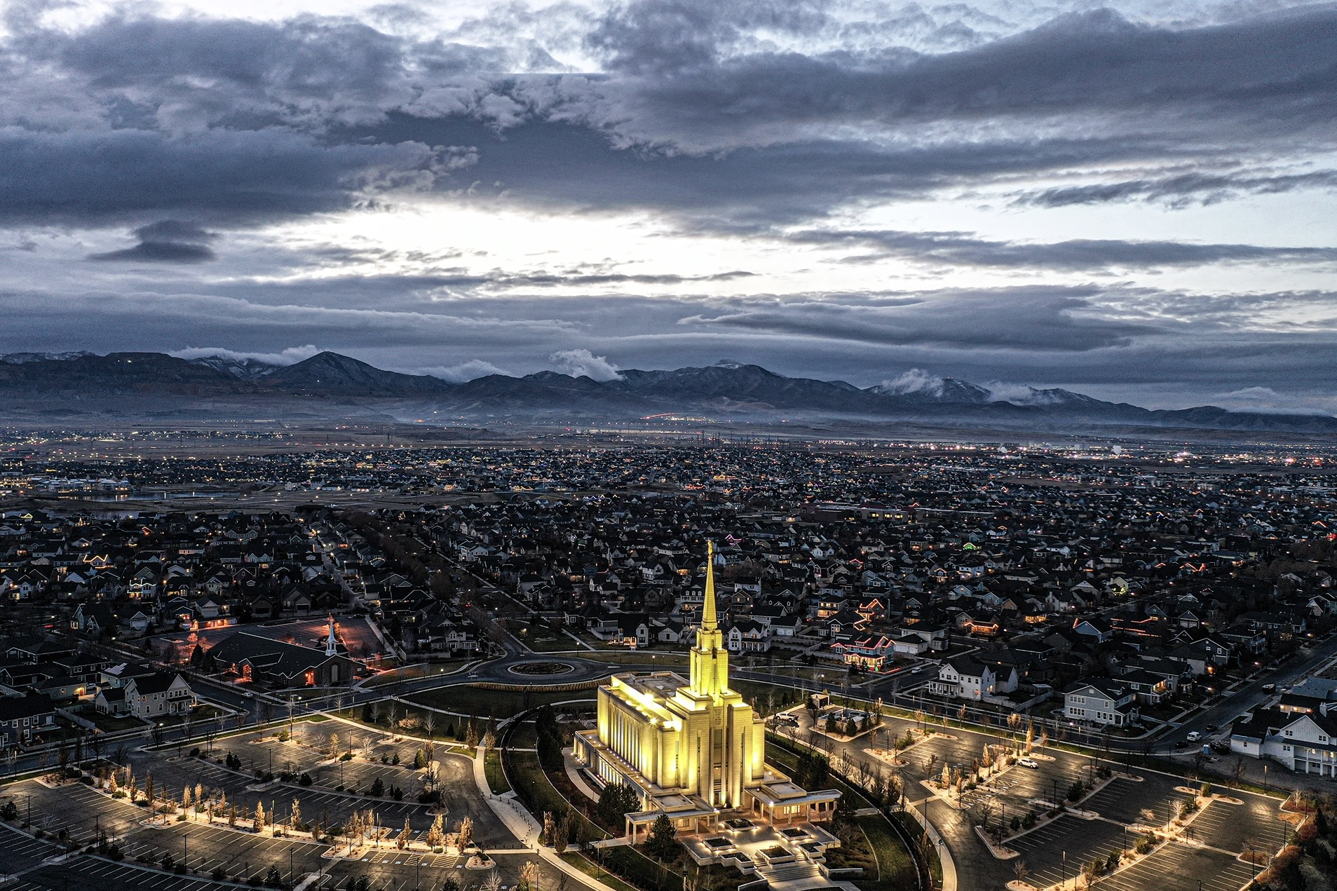LDS Temple News Presents Oquirrh Mountain Utah Temple Photography
