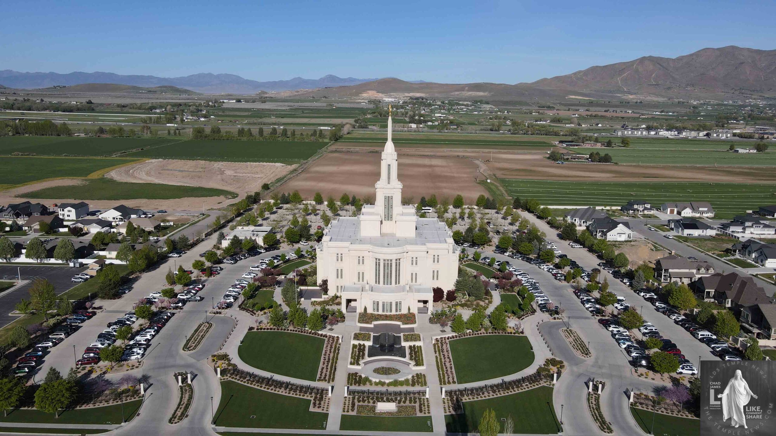 LDS Temple News Presents Payson Utah Temple Photography