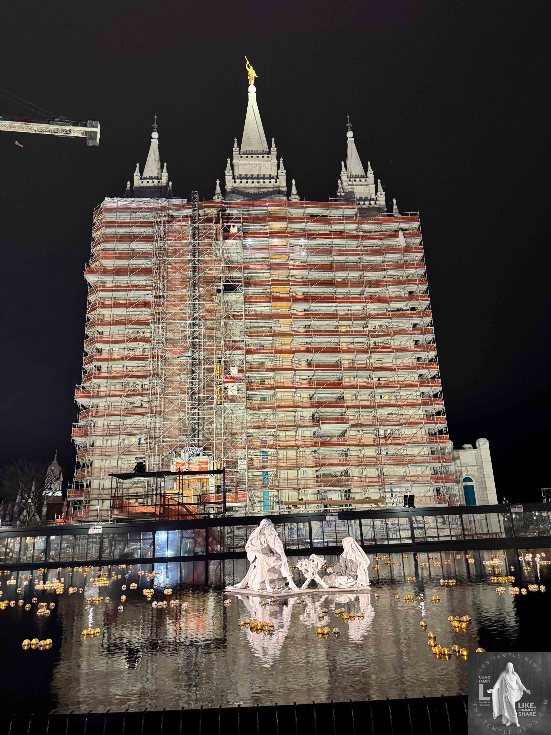 LDS Temple News Presents Temple Square Christmas Lights