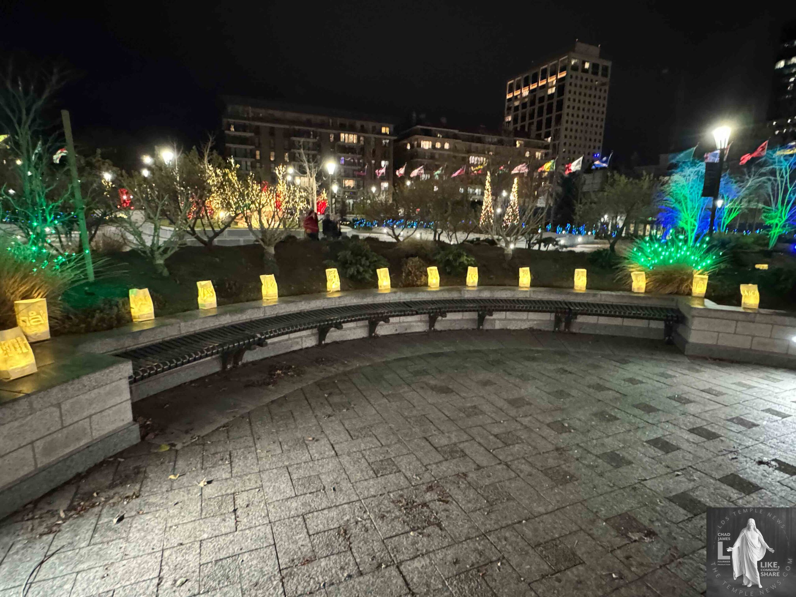 LDS Temple News Presents Temple Square Holiday Lights Lights