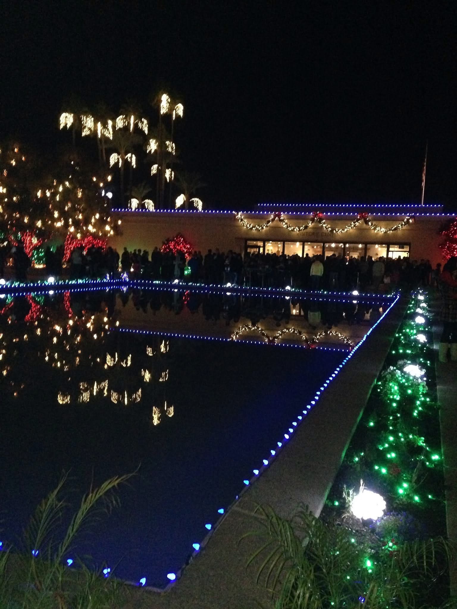 Mesa Arizona Temple Christmas Lights 2025