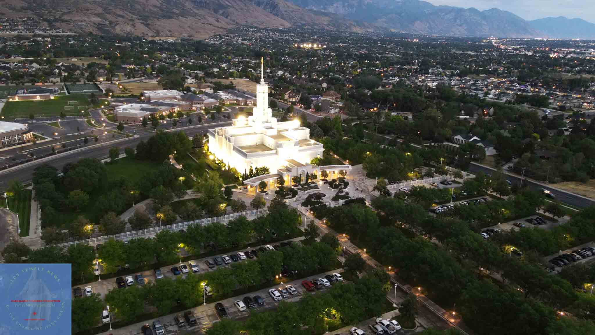 Mount Timpangos Utah Temple Photography by LDS Temple News