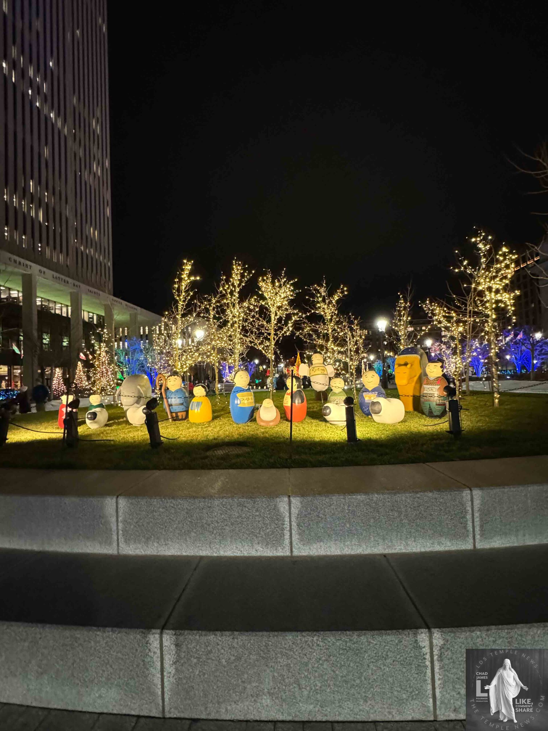 Nothing Says Utah at Christmas Like the Lights at Temple Square
