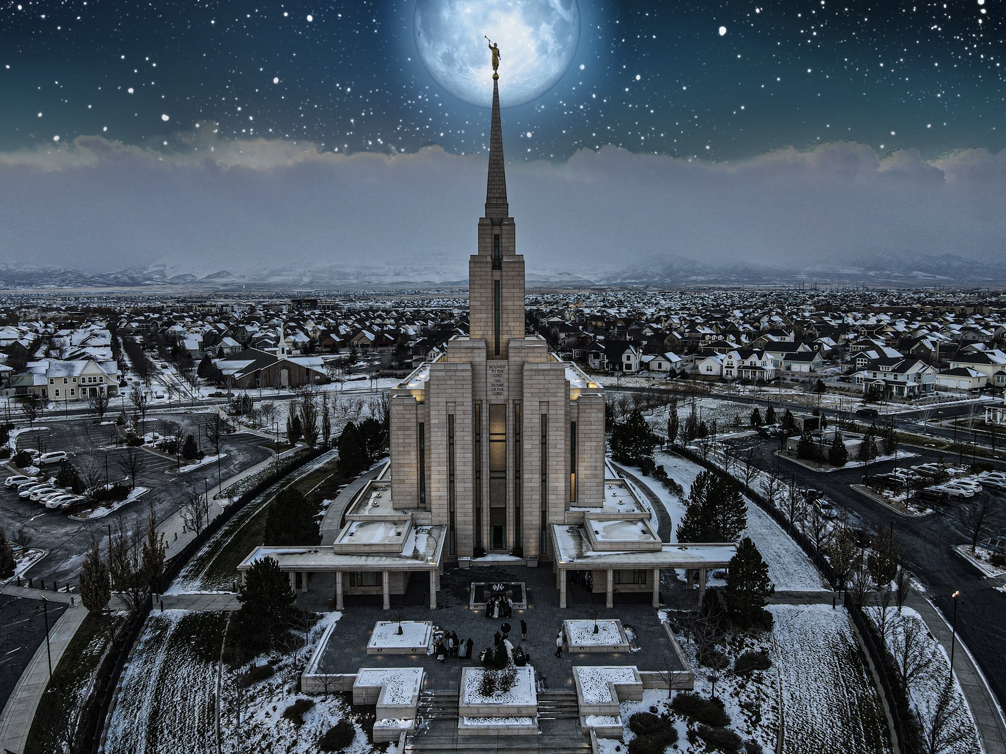 Oquirrh Mountain Utah Temple media from LDS Temple News